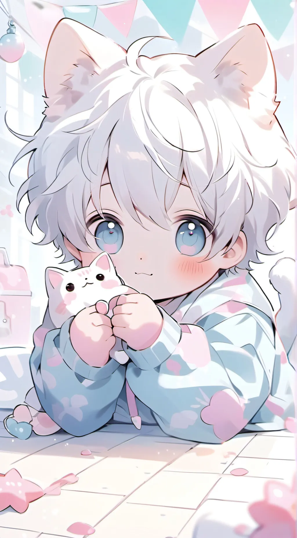 ai character: MIKU  background