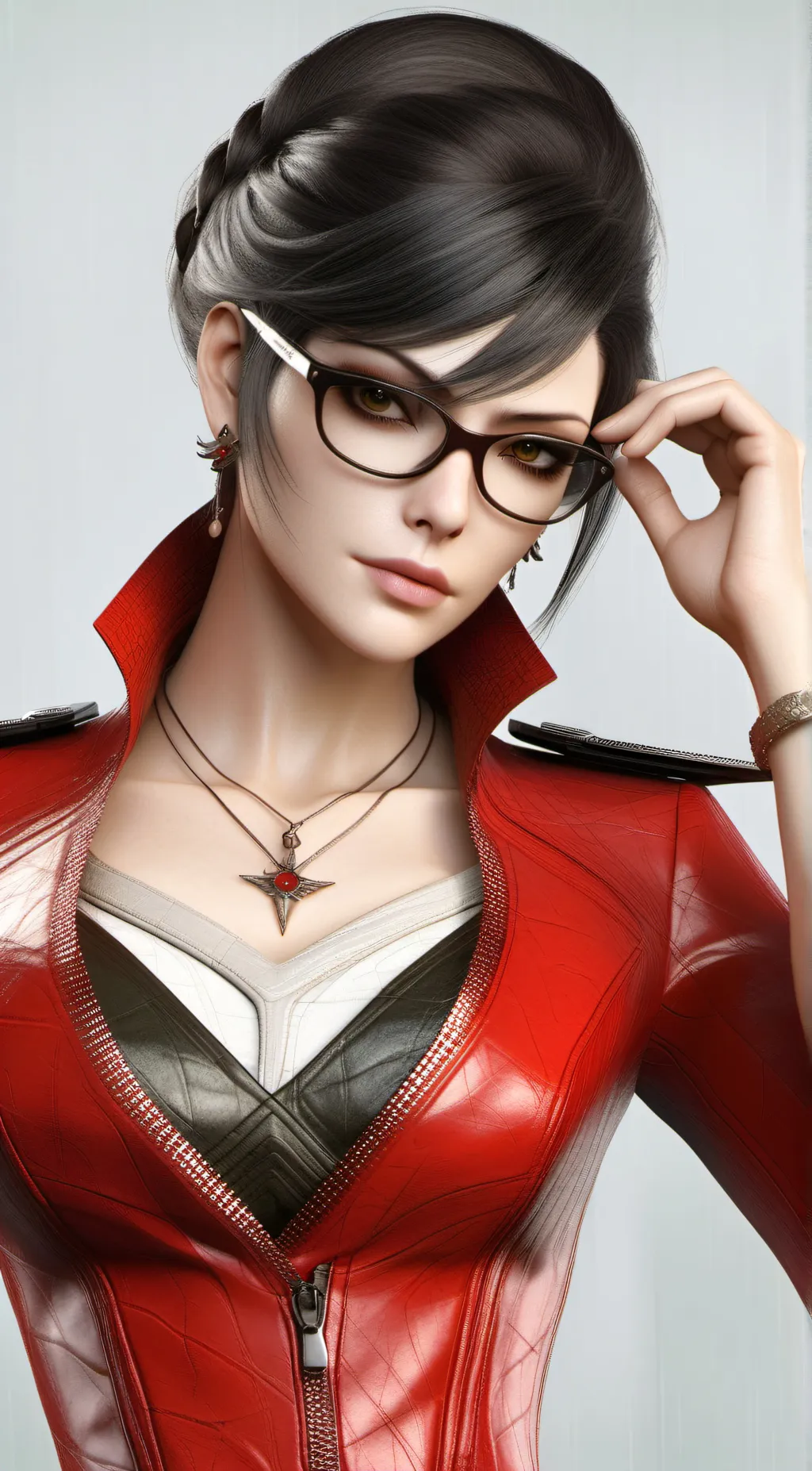 ai character: Bayonetta  background