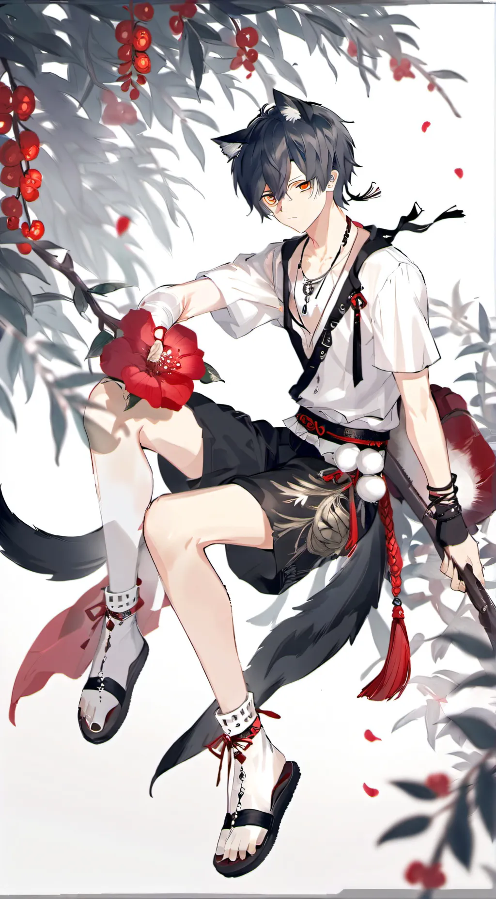 ai character: DEMON SLAYER background