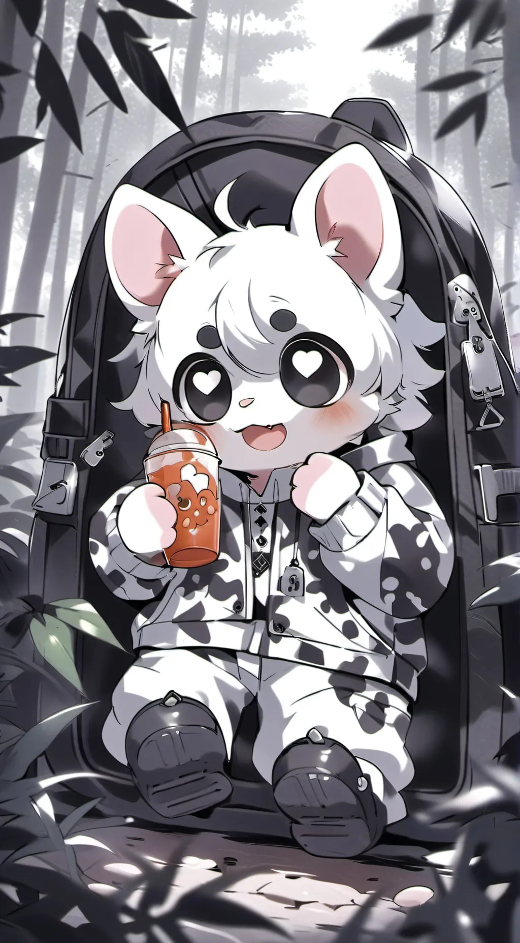 ai character: dogday  background