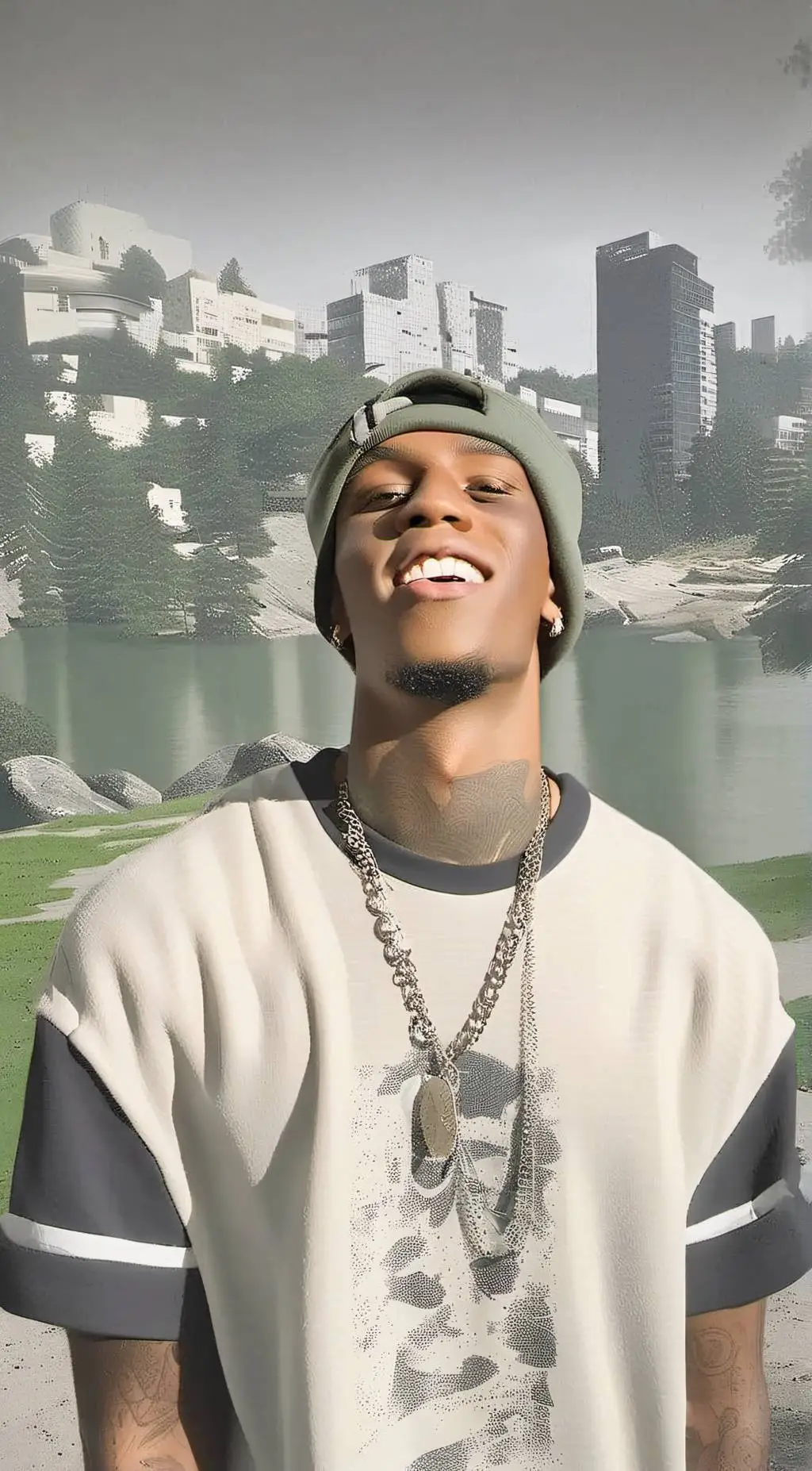 ai character: DAE aka realbleeda background