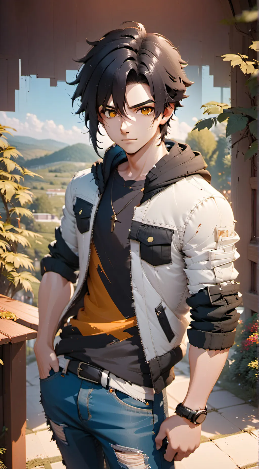 ai character: Azrael background