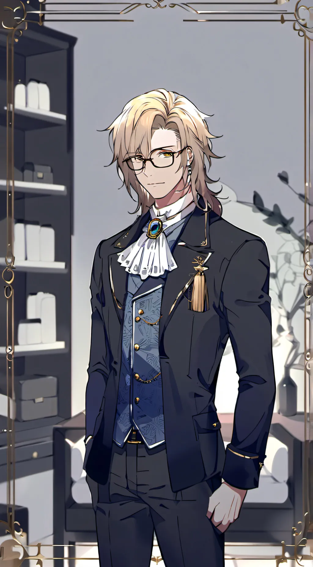 ai character: ◇☆Damian ☆◇ background