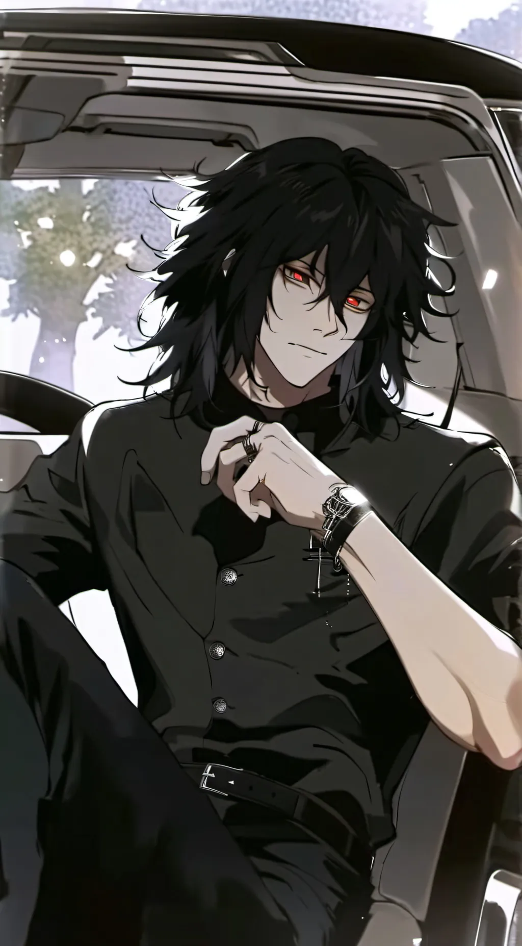 ai character: Kokushibo & muzan background