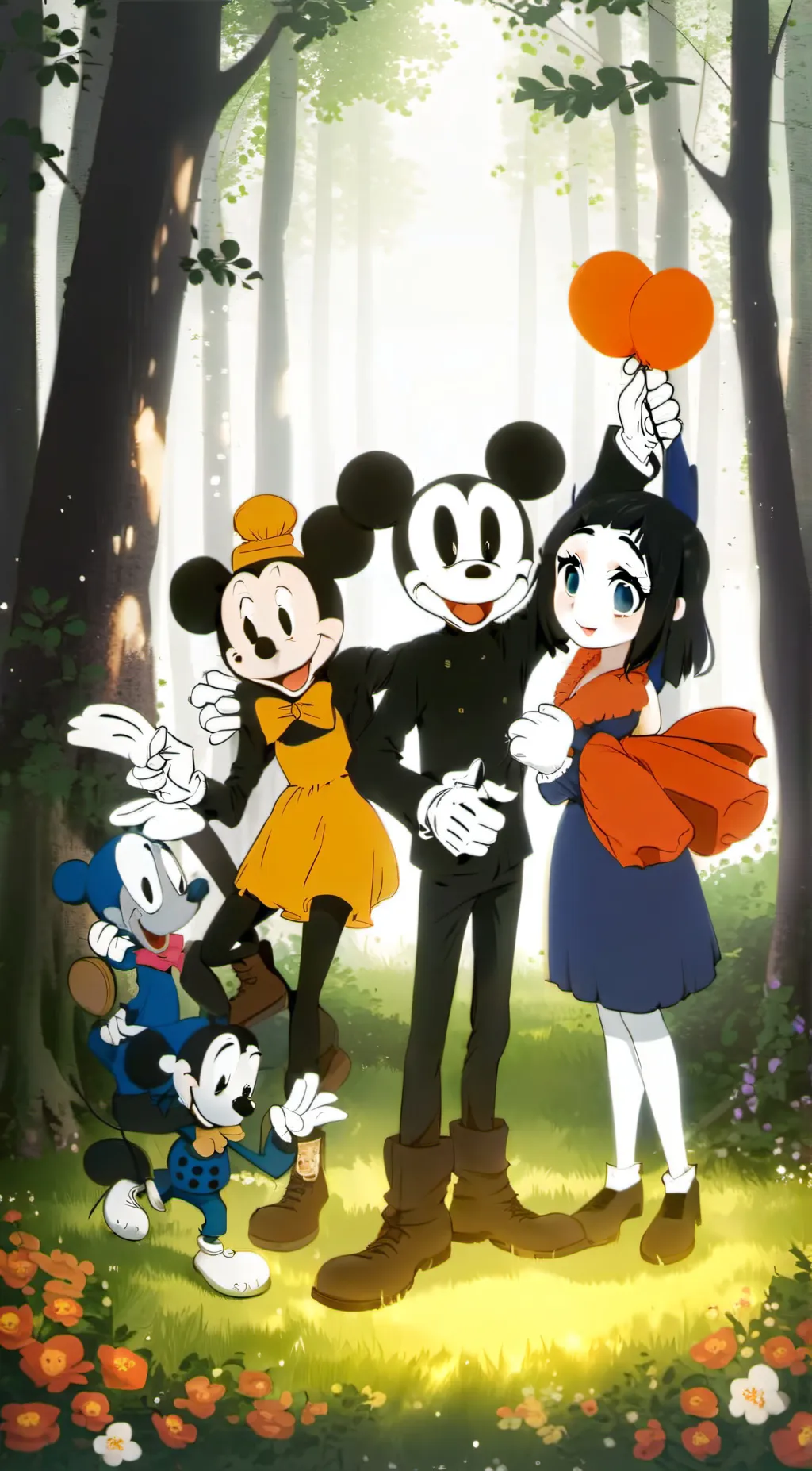 ai character: Cartoons! background