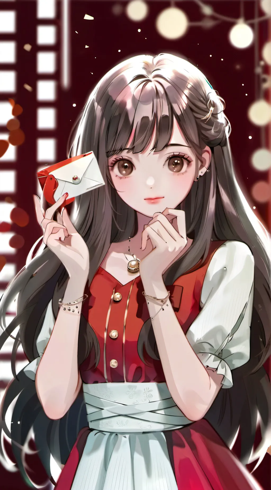 ai character: Sadaku chan❤️ background