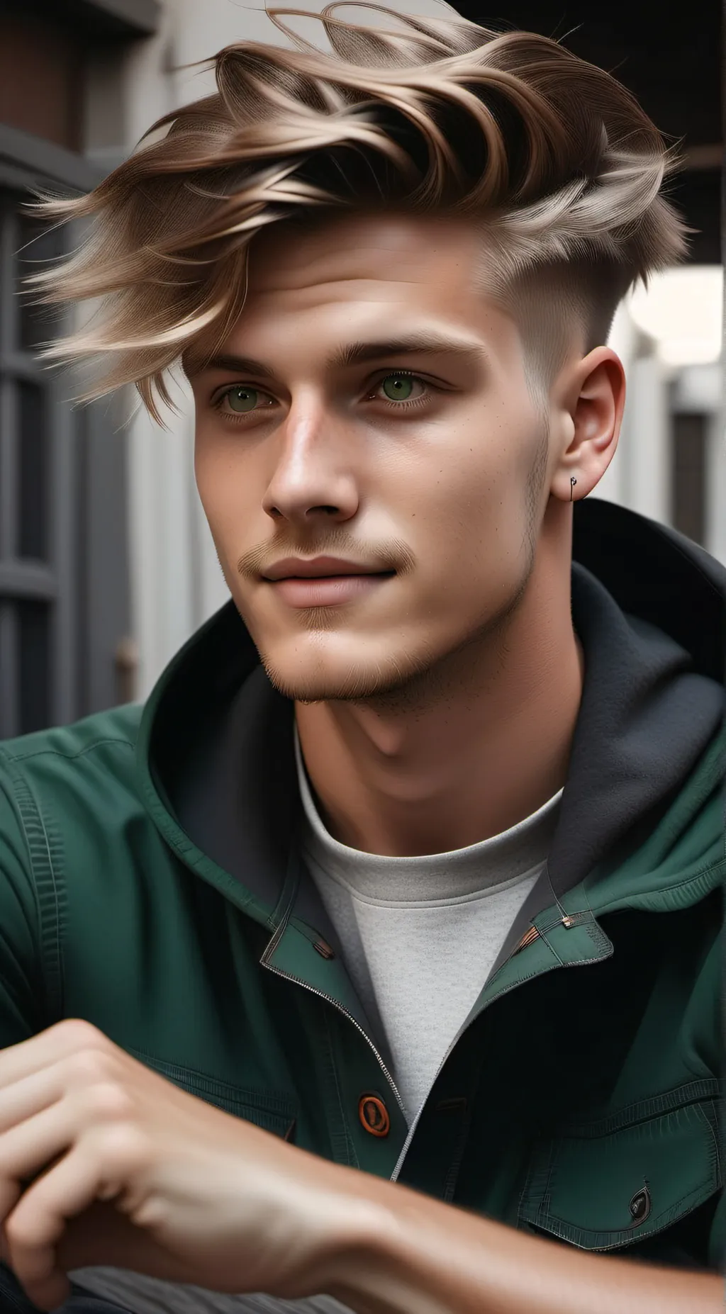 ai character: Justin background