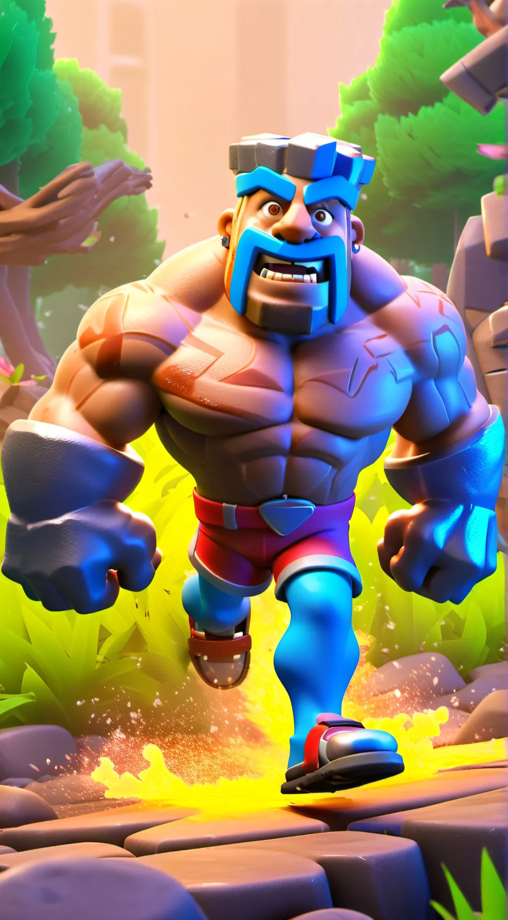 ai character: Dog Man background