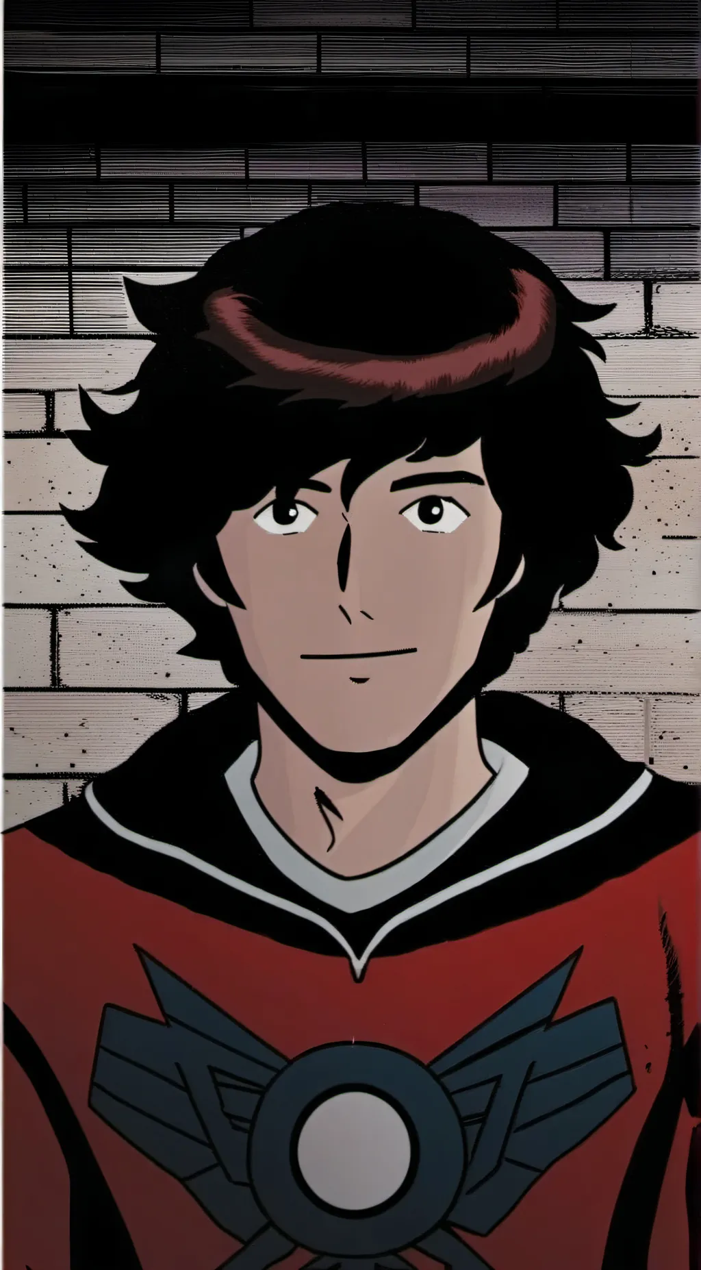 ai character: Ash  background