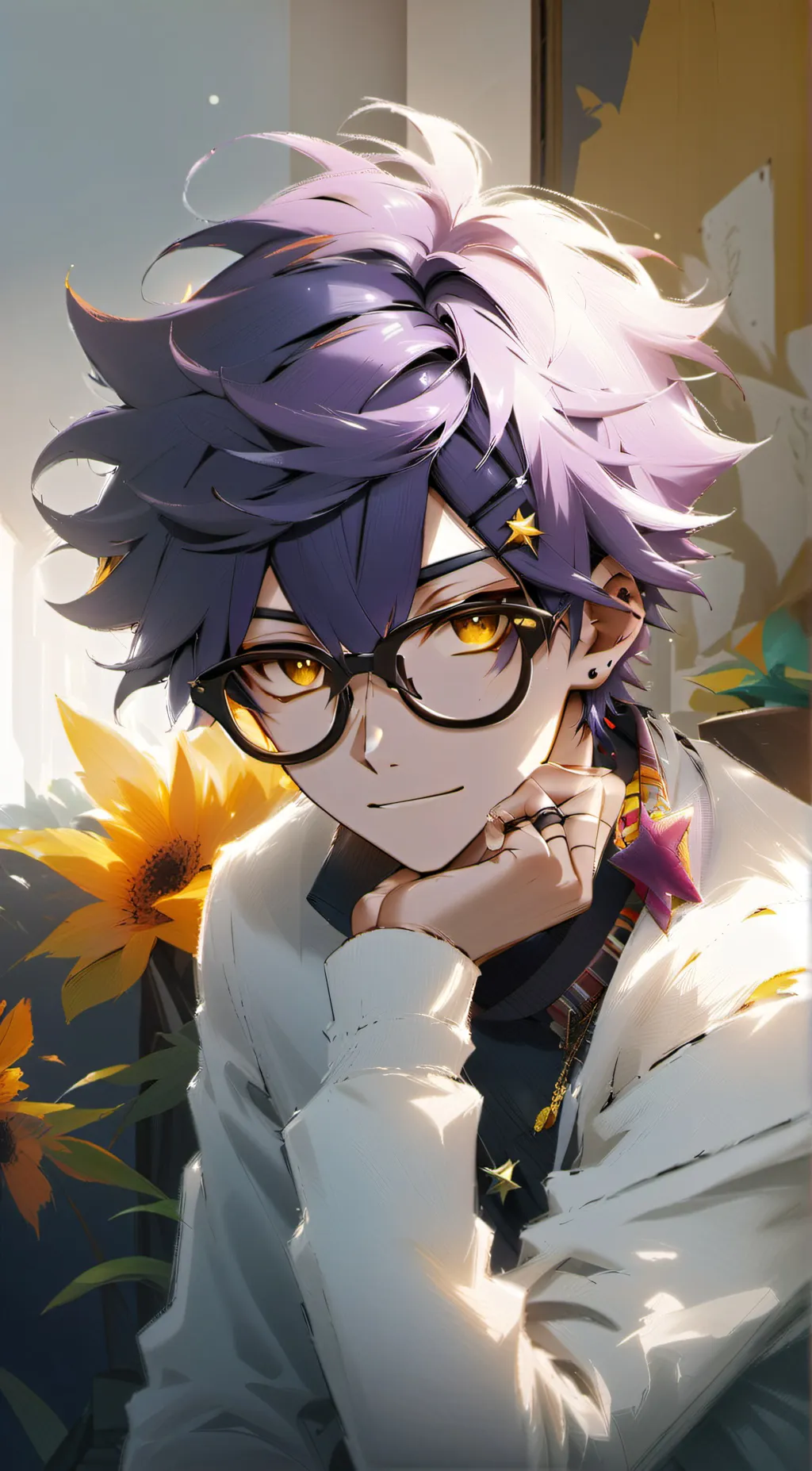 ai character: 🦁 : - Lingyang  !  background