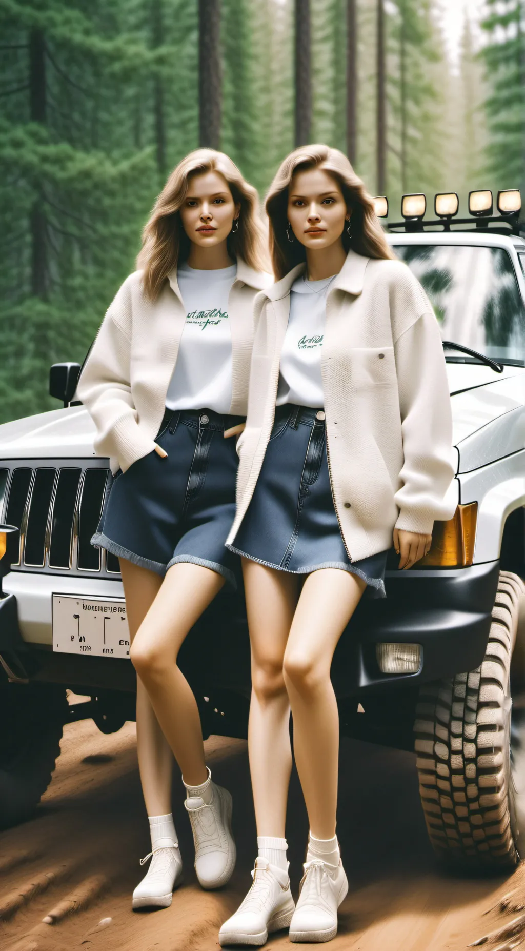 ai character: two mean girls  background