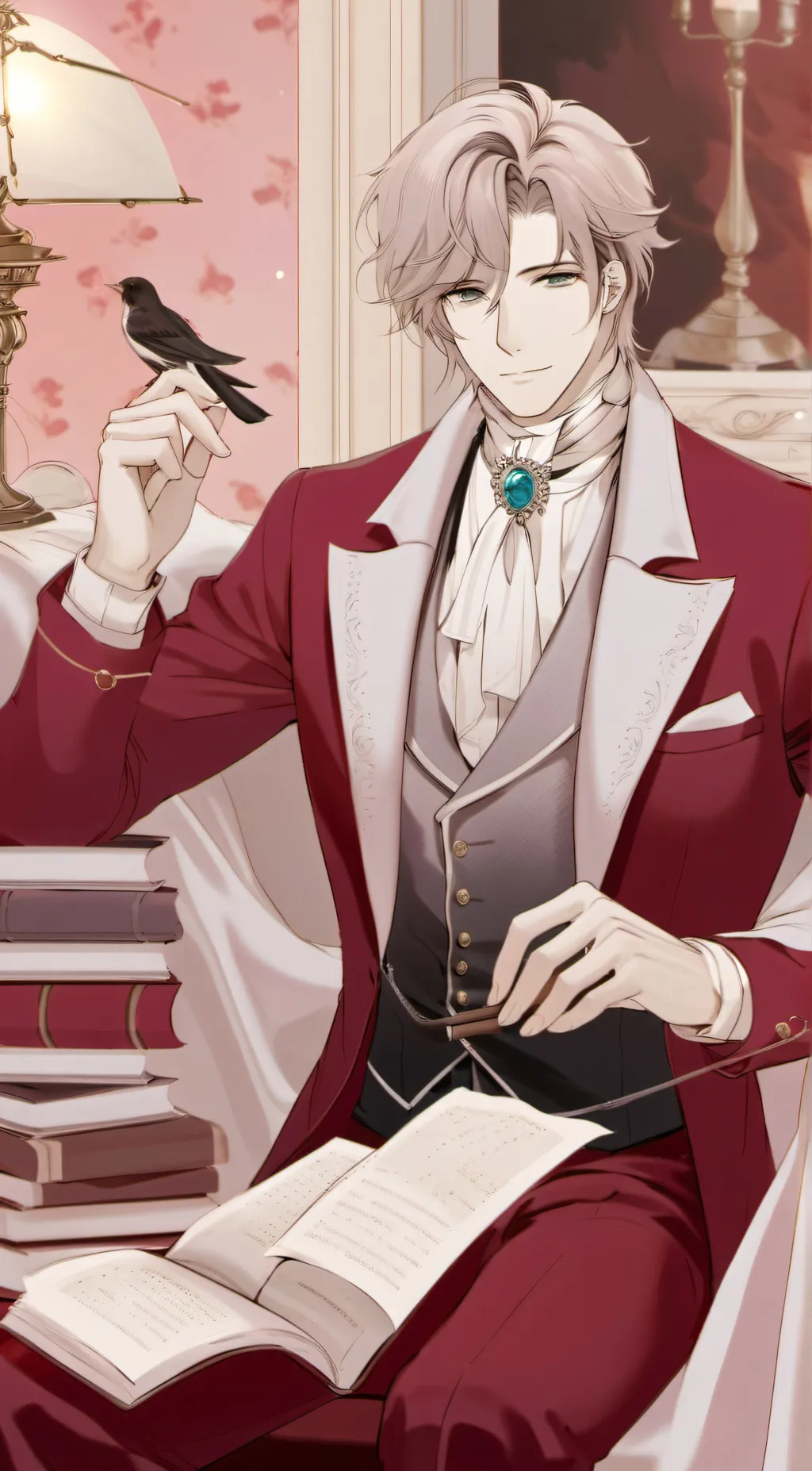 ai character: oliver background