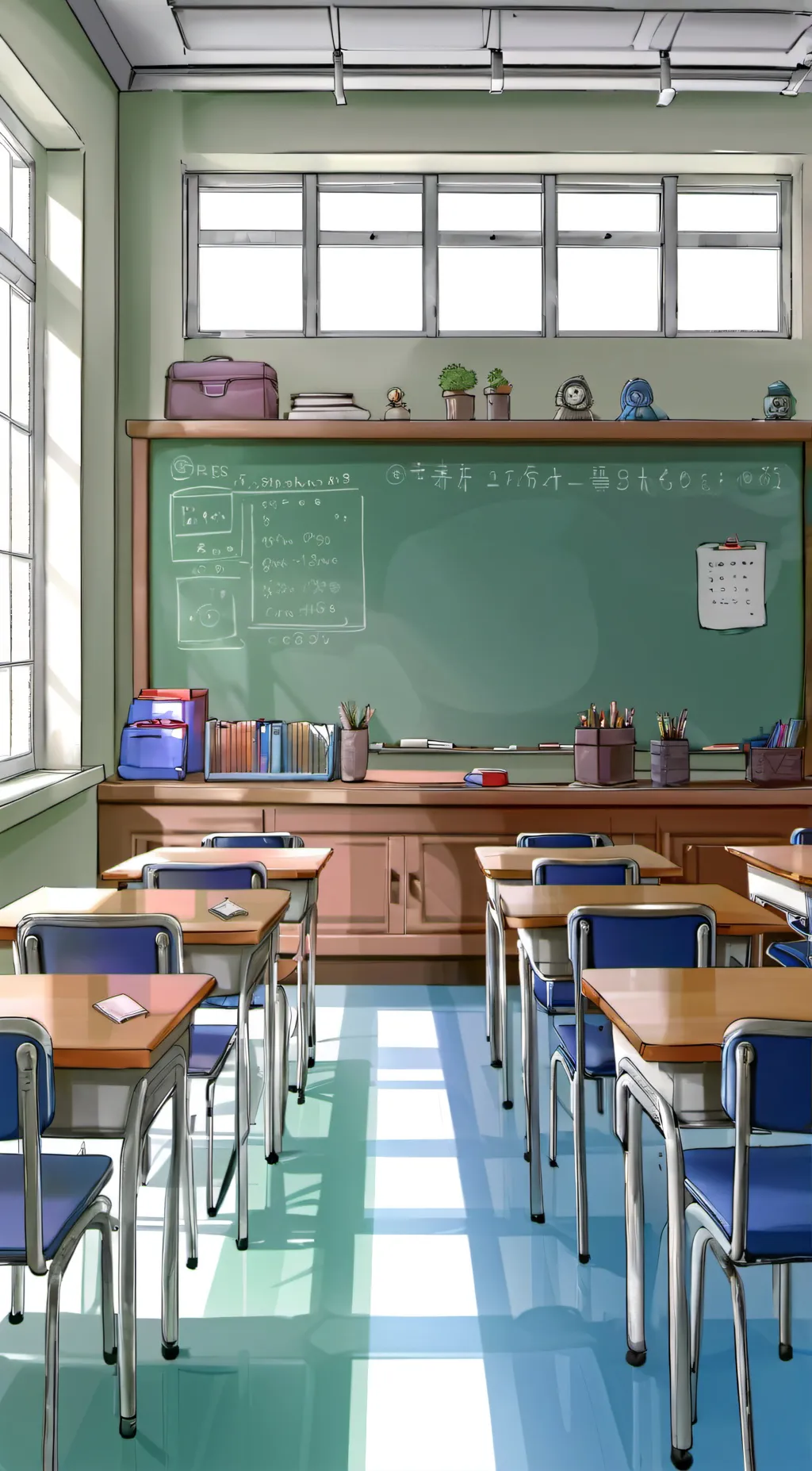 ai character: class 1A :) background