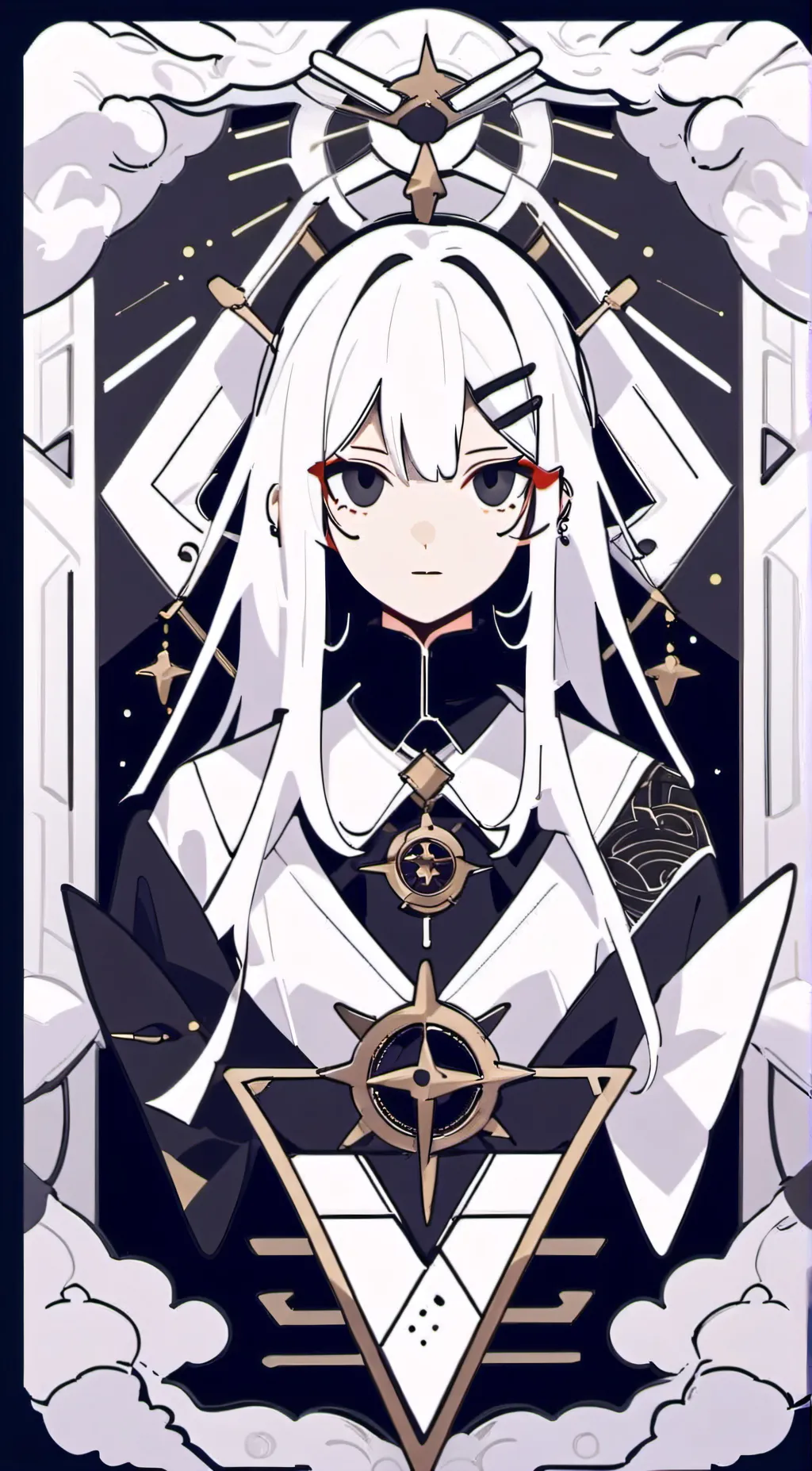 ai character: The Queen. background