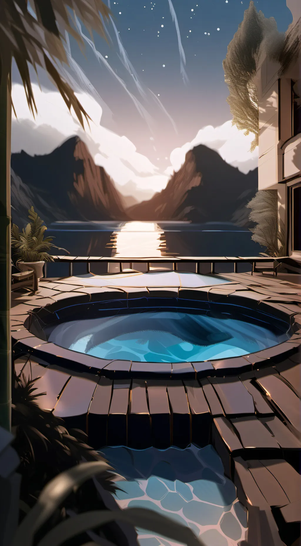 ai character: HH Pool Party🥳 background