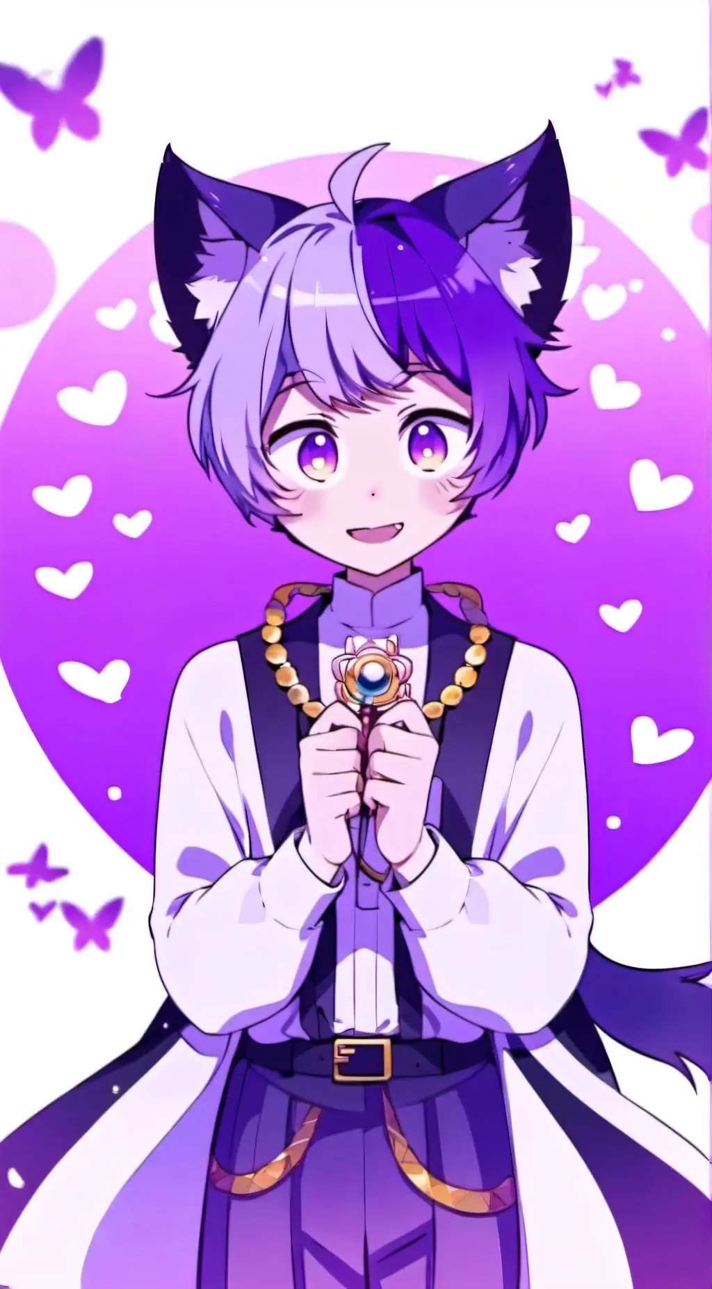 ai character: Smiling Critters background