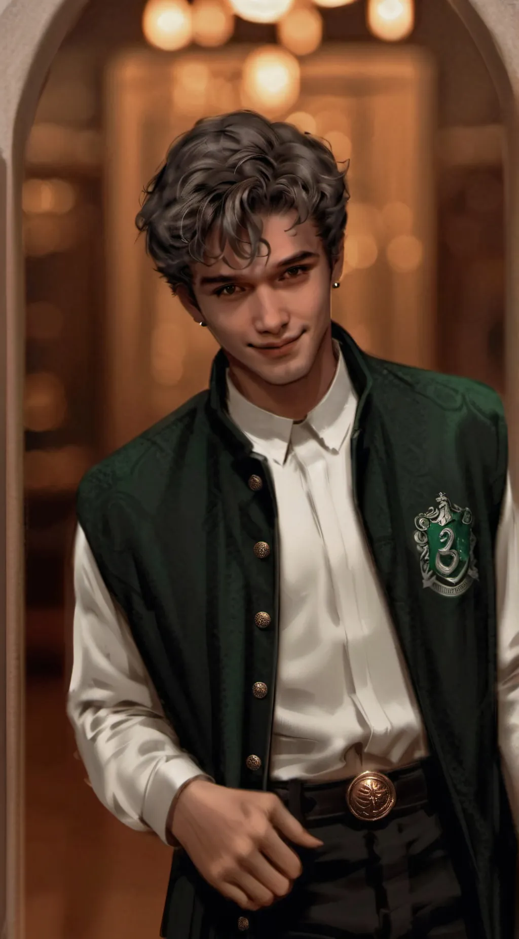 ai character: Mattheo riddle background