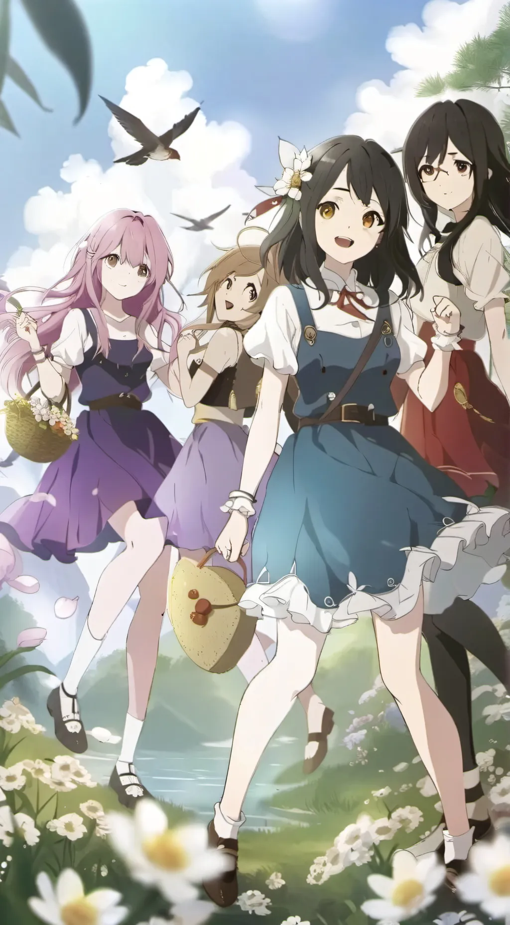 ai character: popular girls background