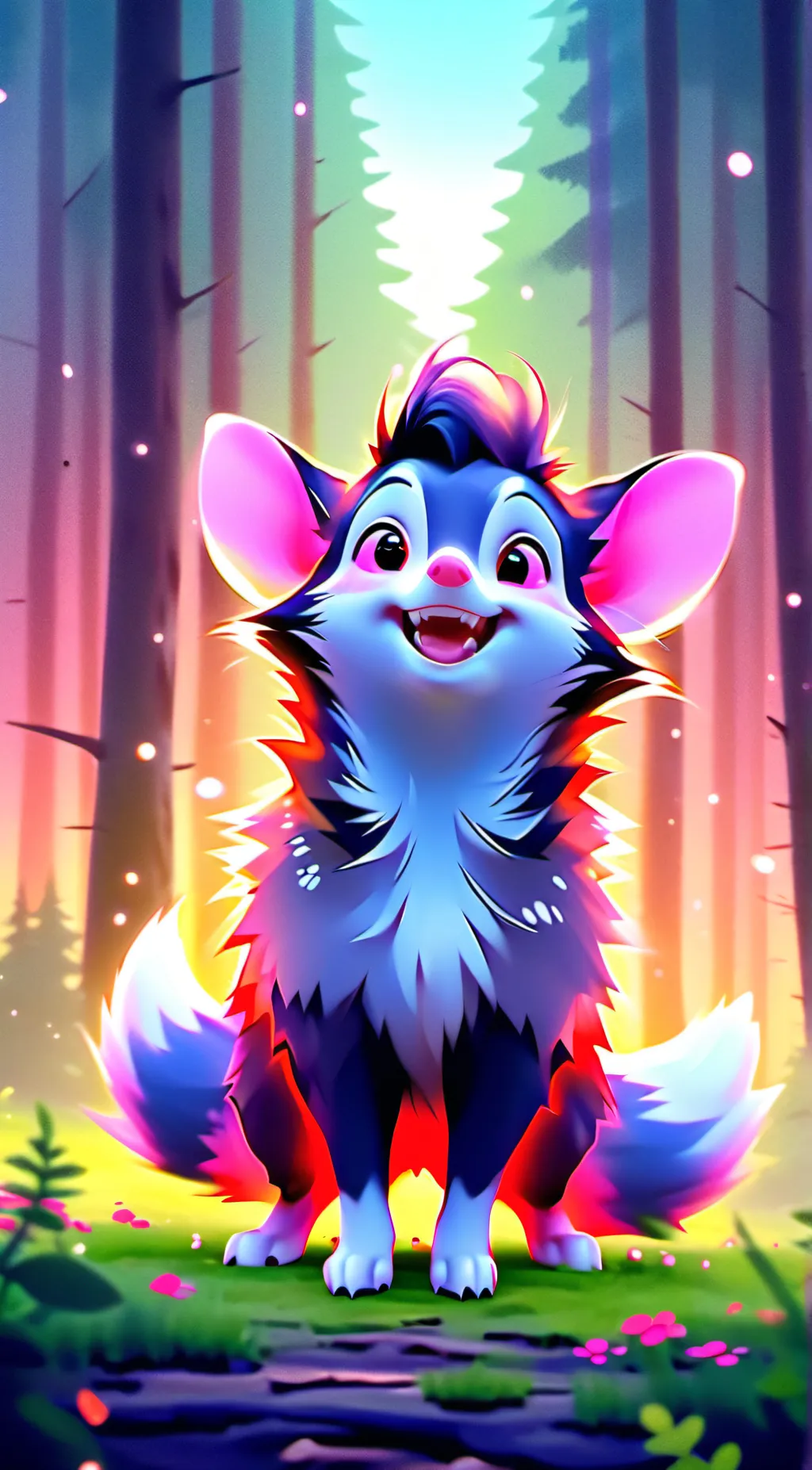 ai character: MidnightMoxie background