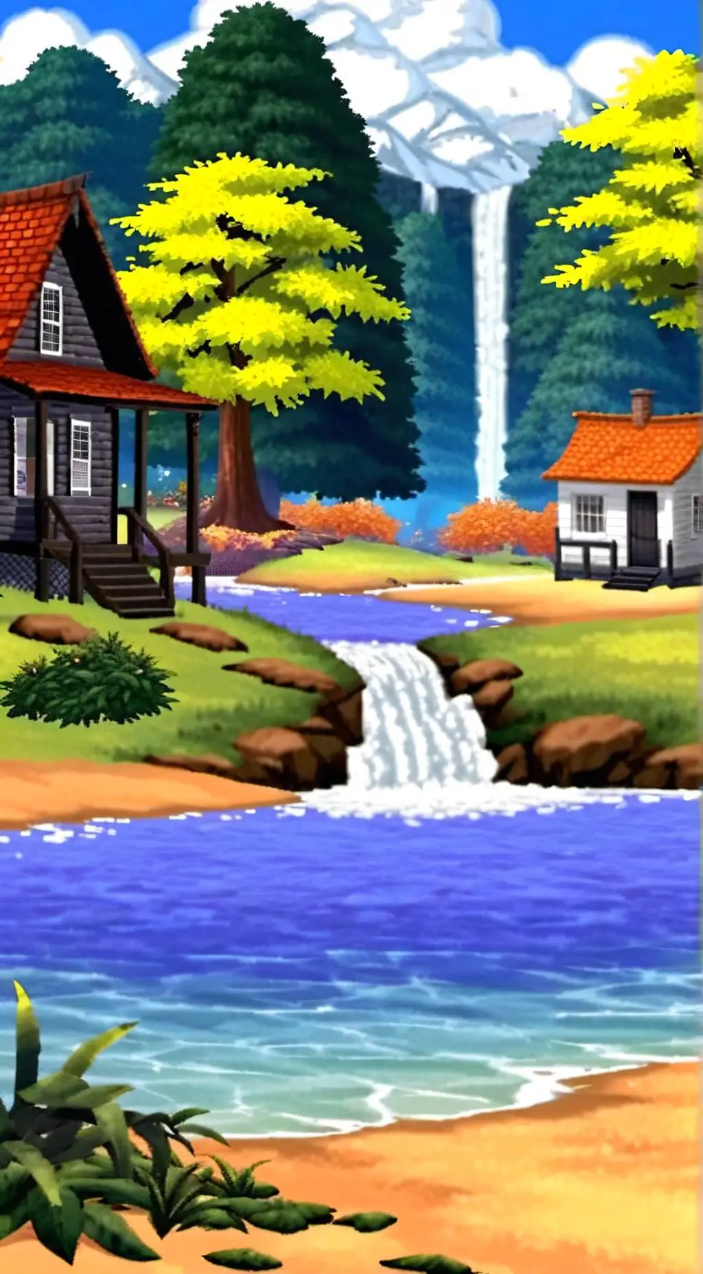 ai character: firey background