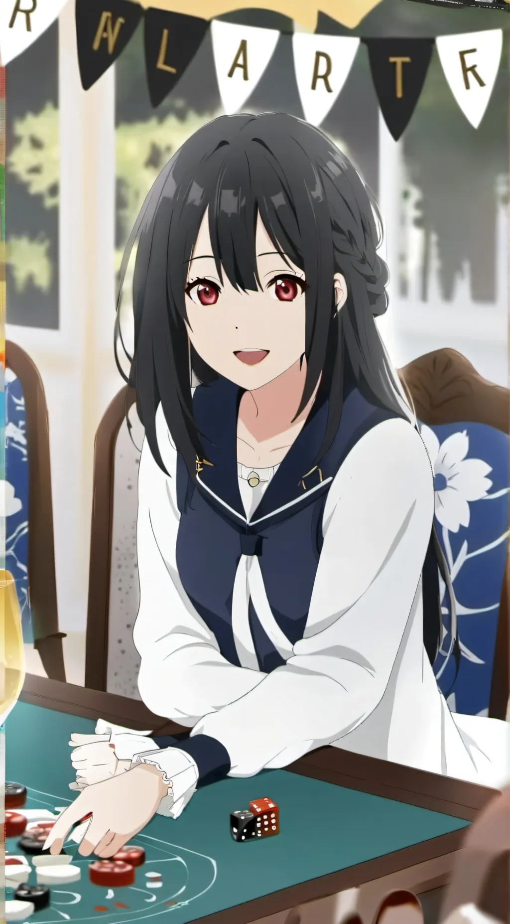 ai character: suburbia  background