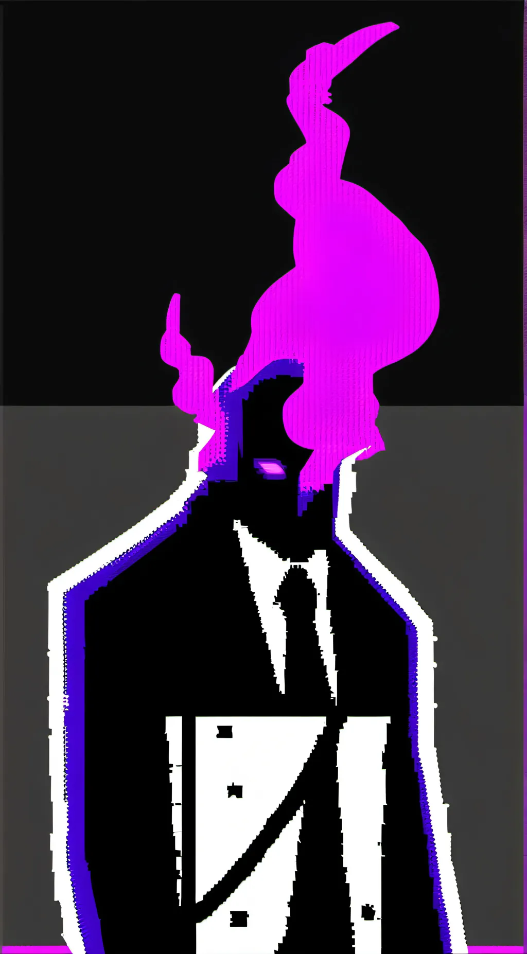 ai character: Purple shade  background