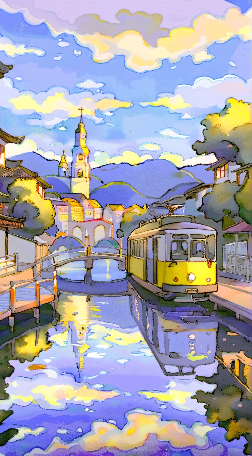 ai character: :) background