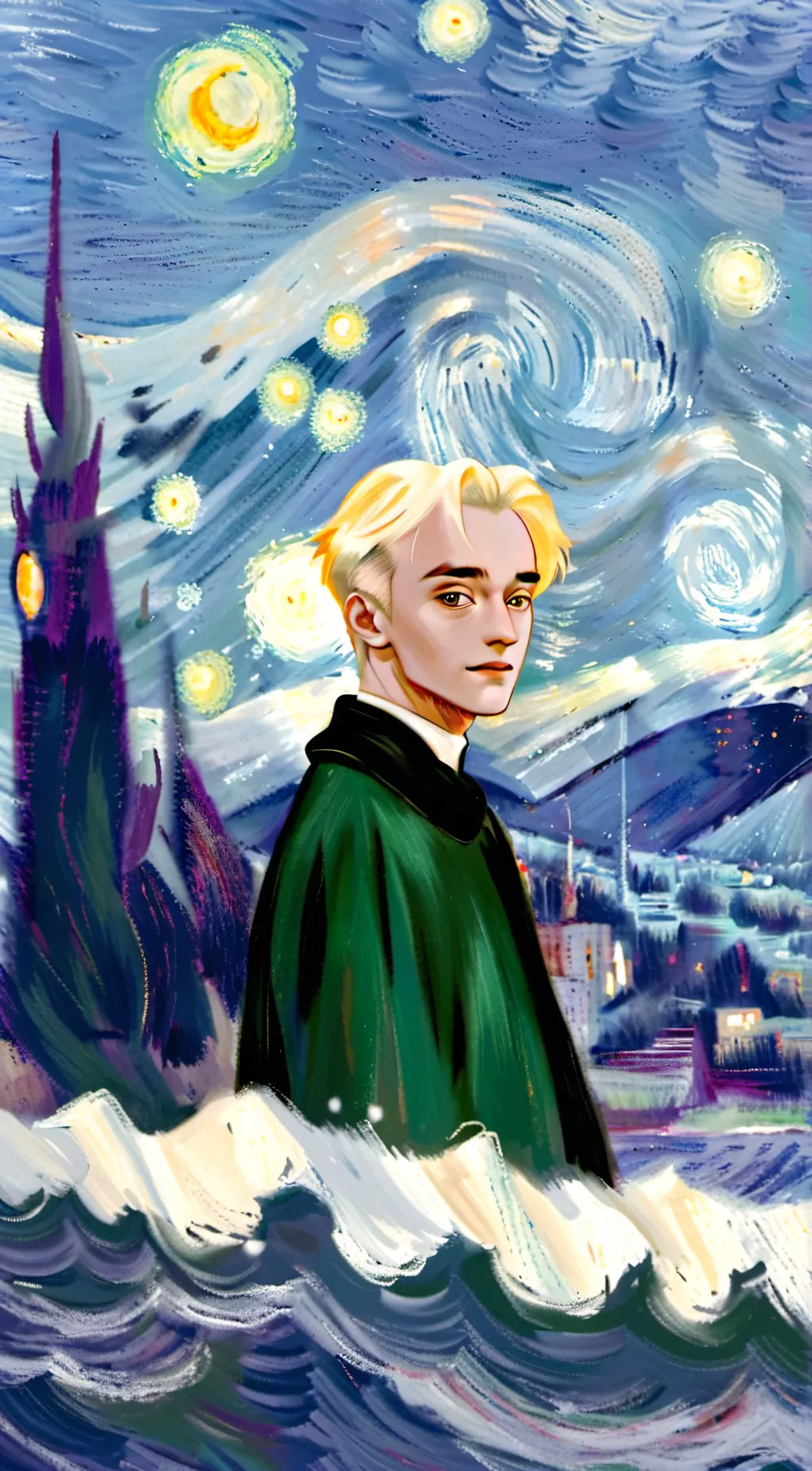 ai character: Draco  background