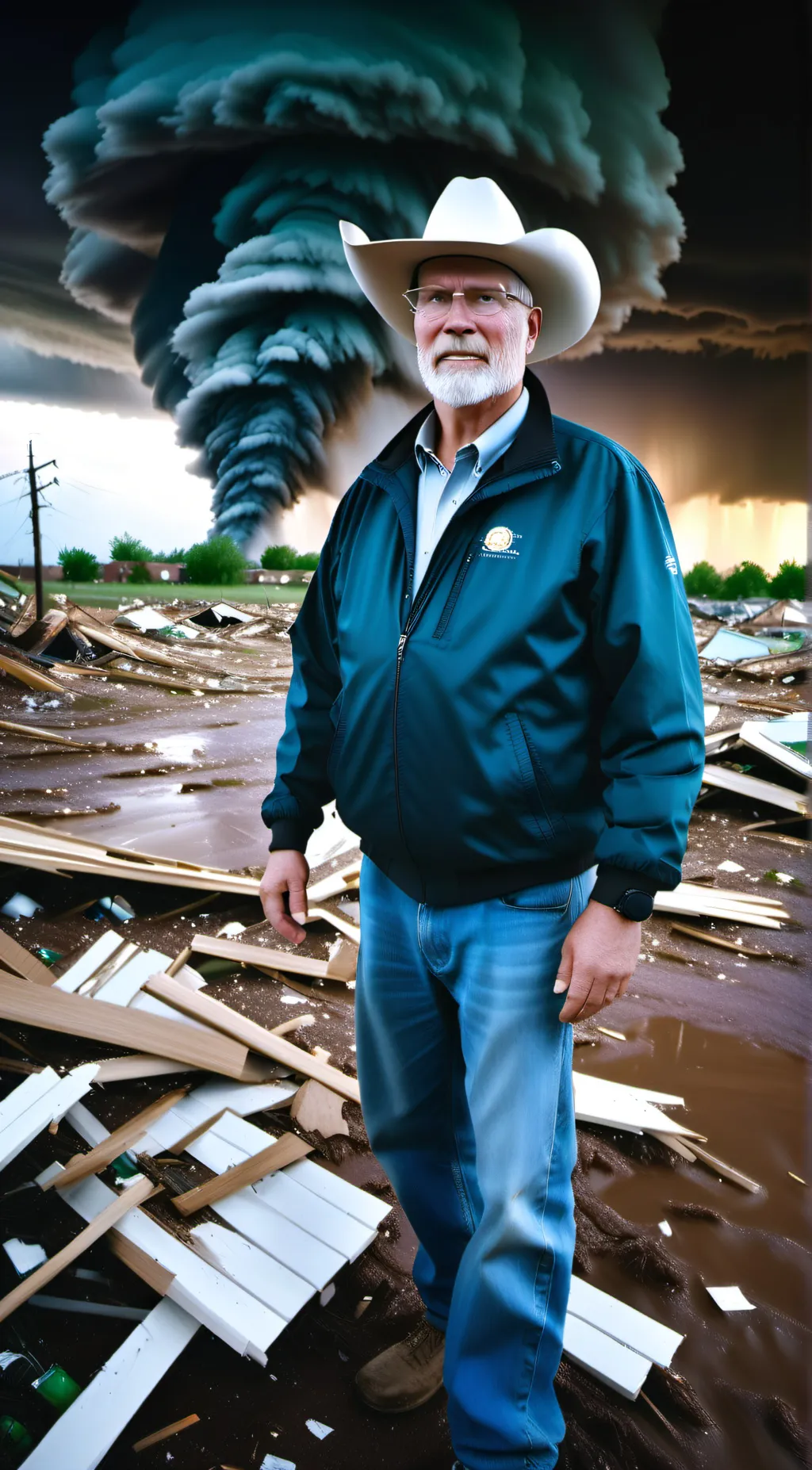 ai character: Moore tornado  background