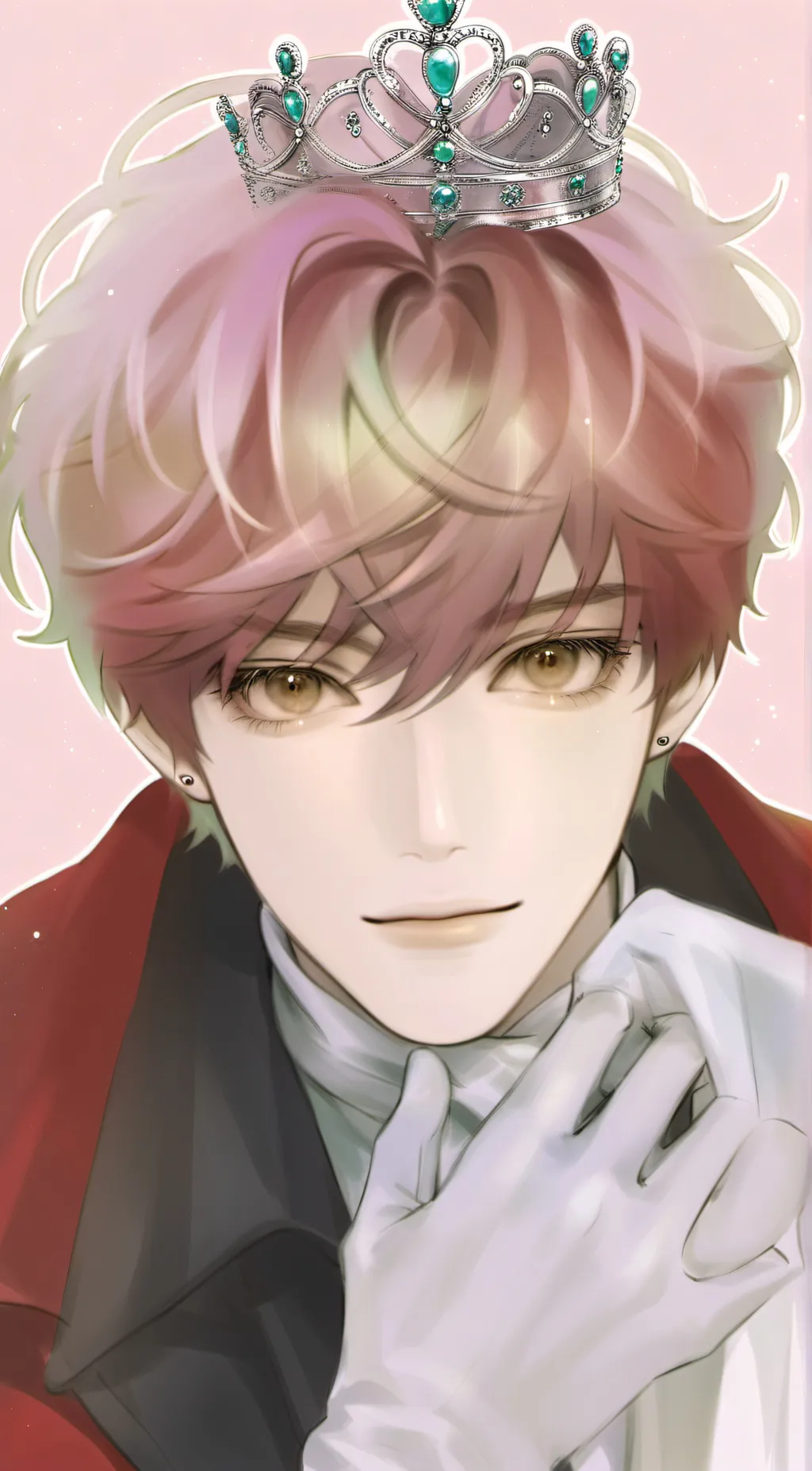 ai character: .•*Valentino*•.  background