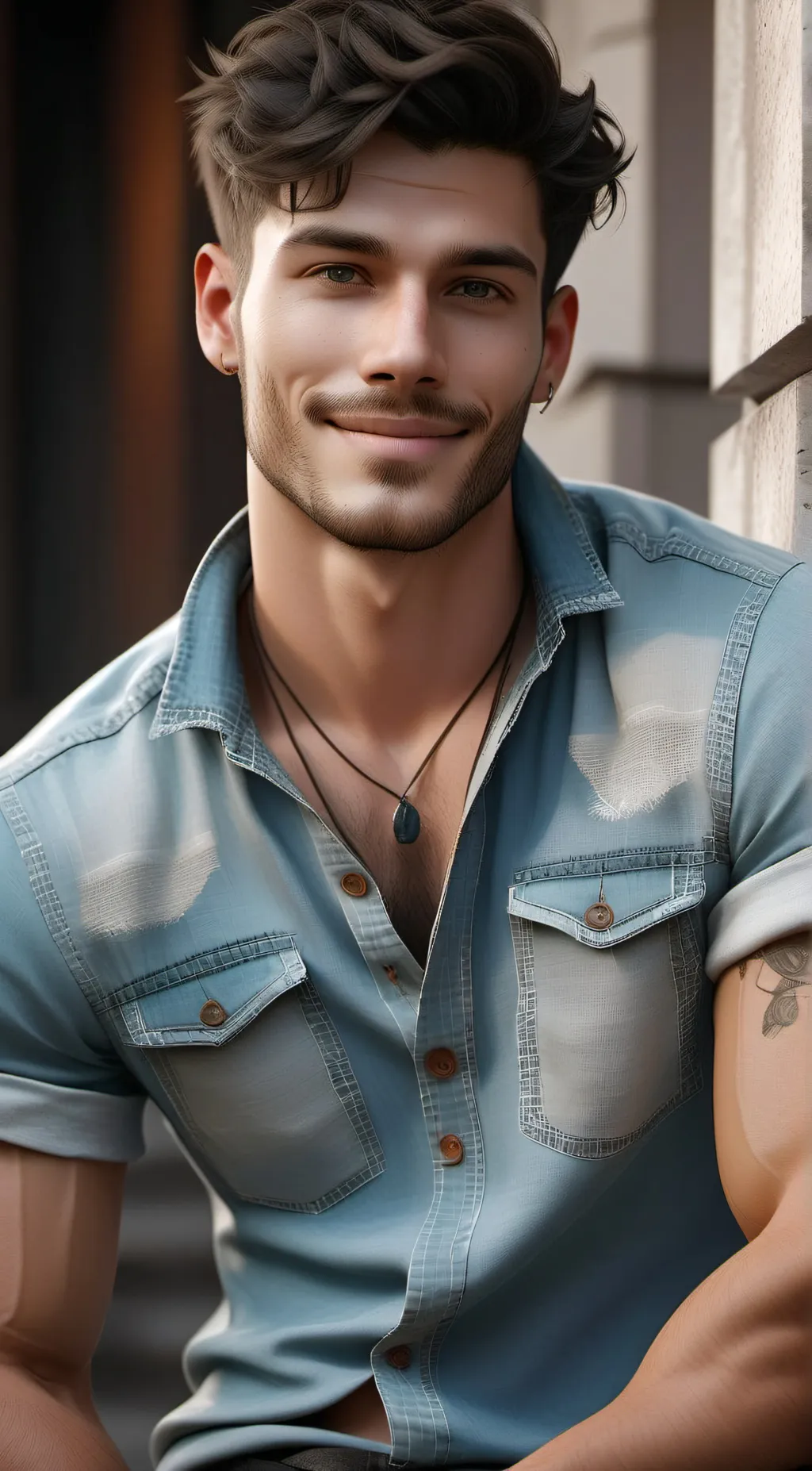 ai character: Steve background