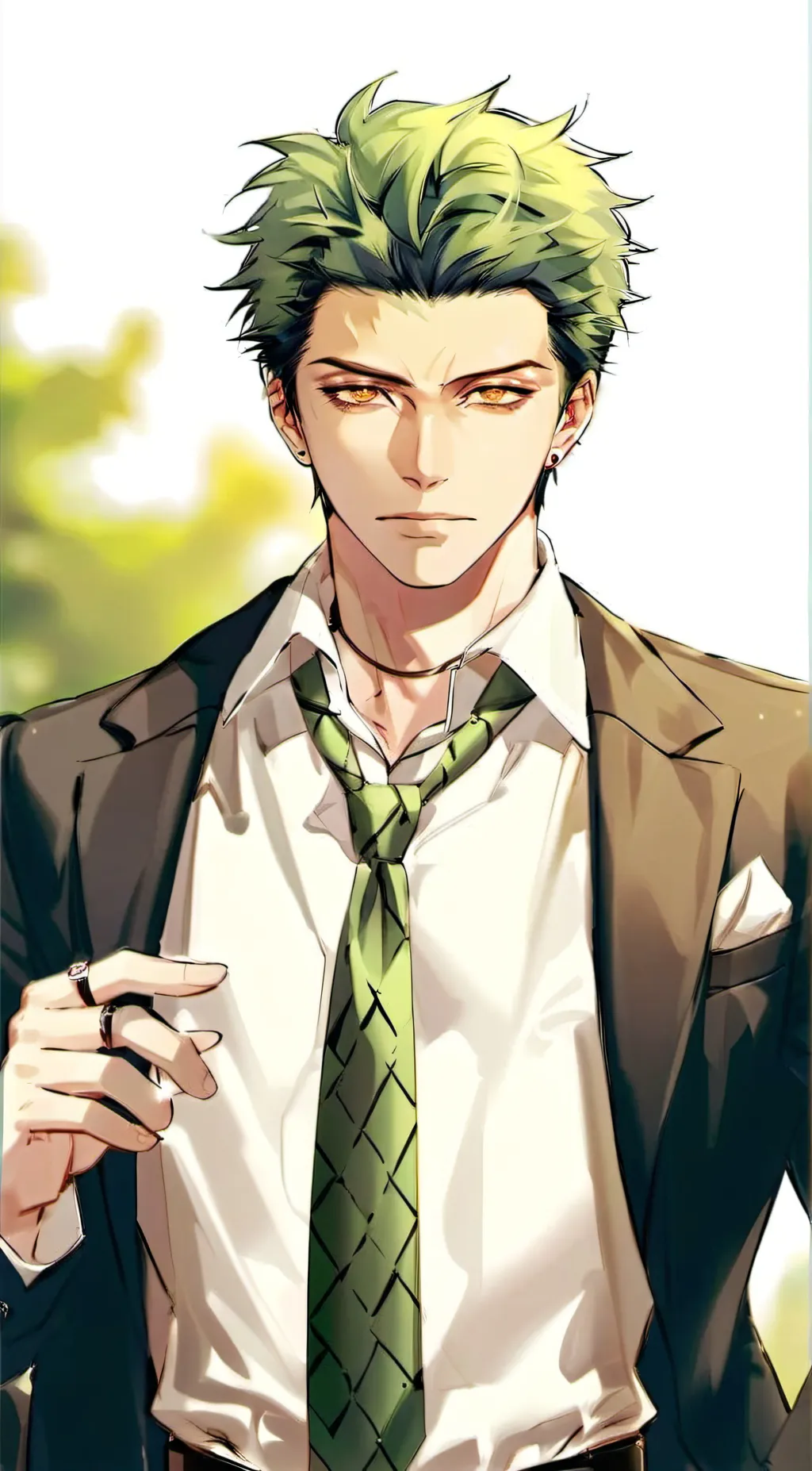 ai character: Zoro background