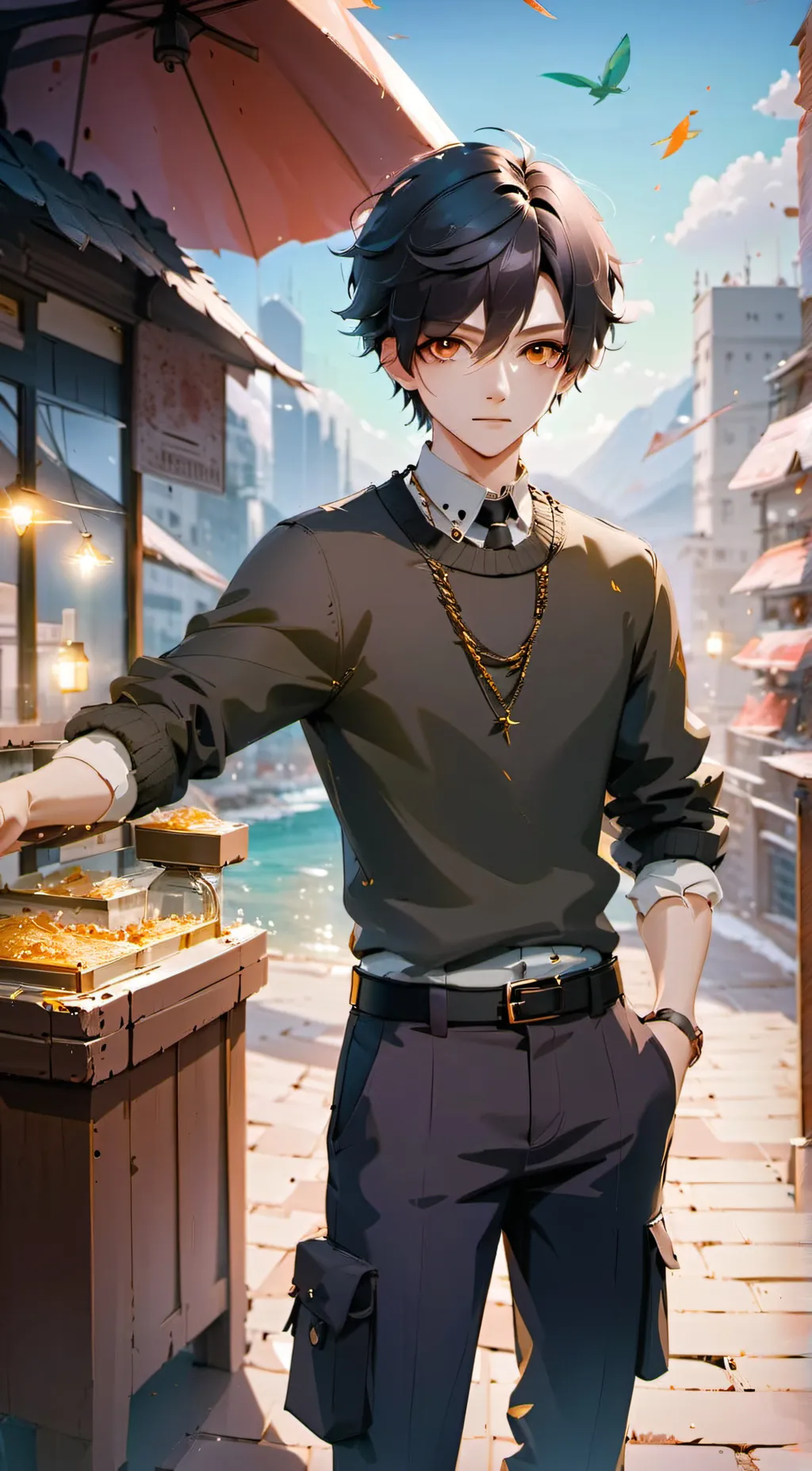 ai character: Kyle background