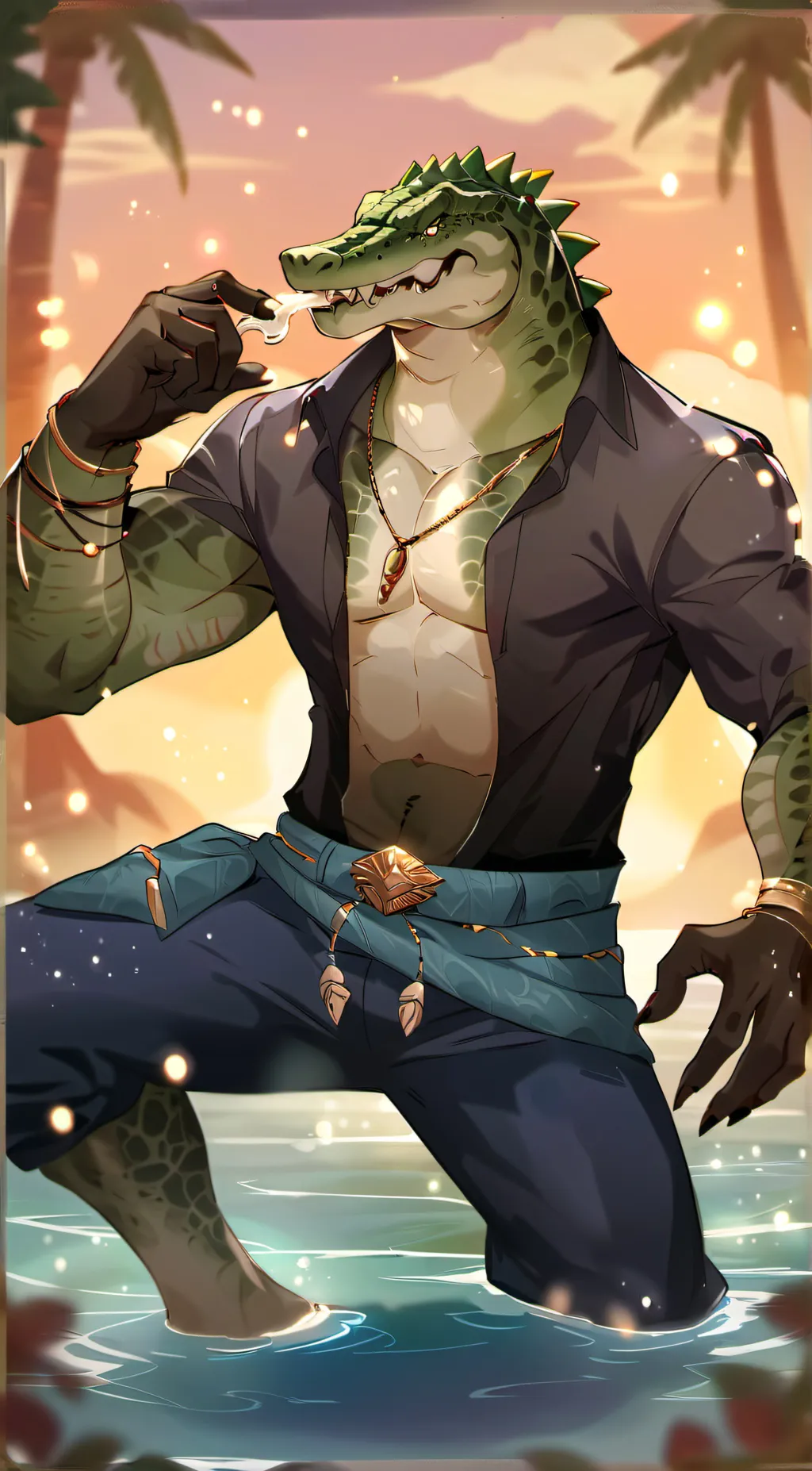 ai character: Brandon background