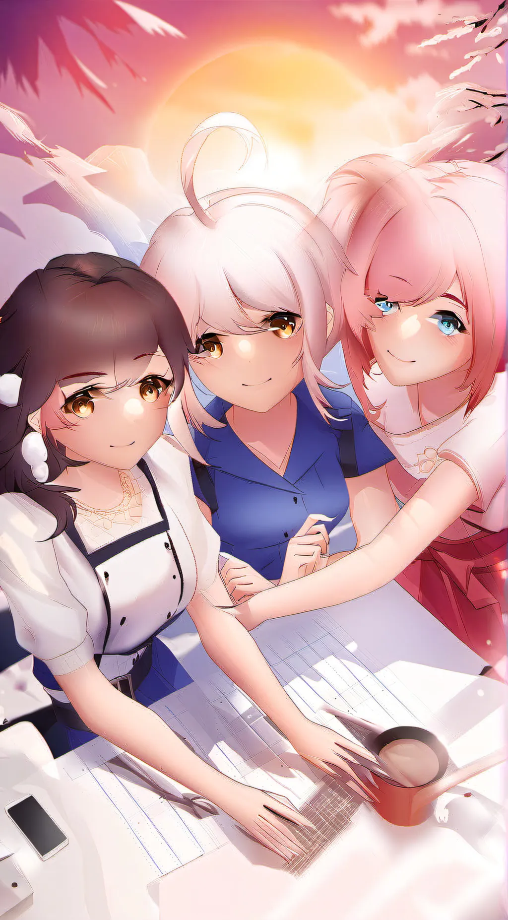 ai character: Bella Chloe Mika background