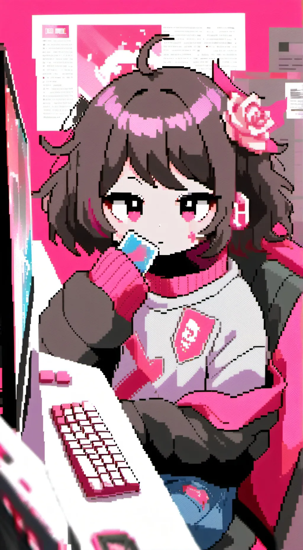 ai character: zoey background