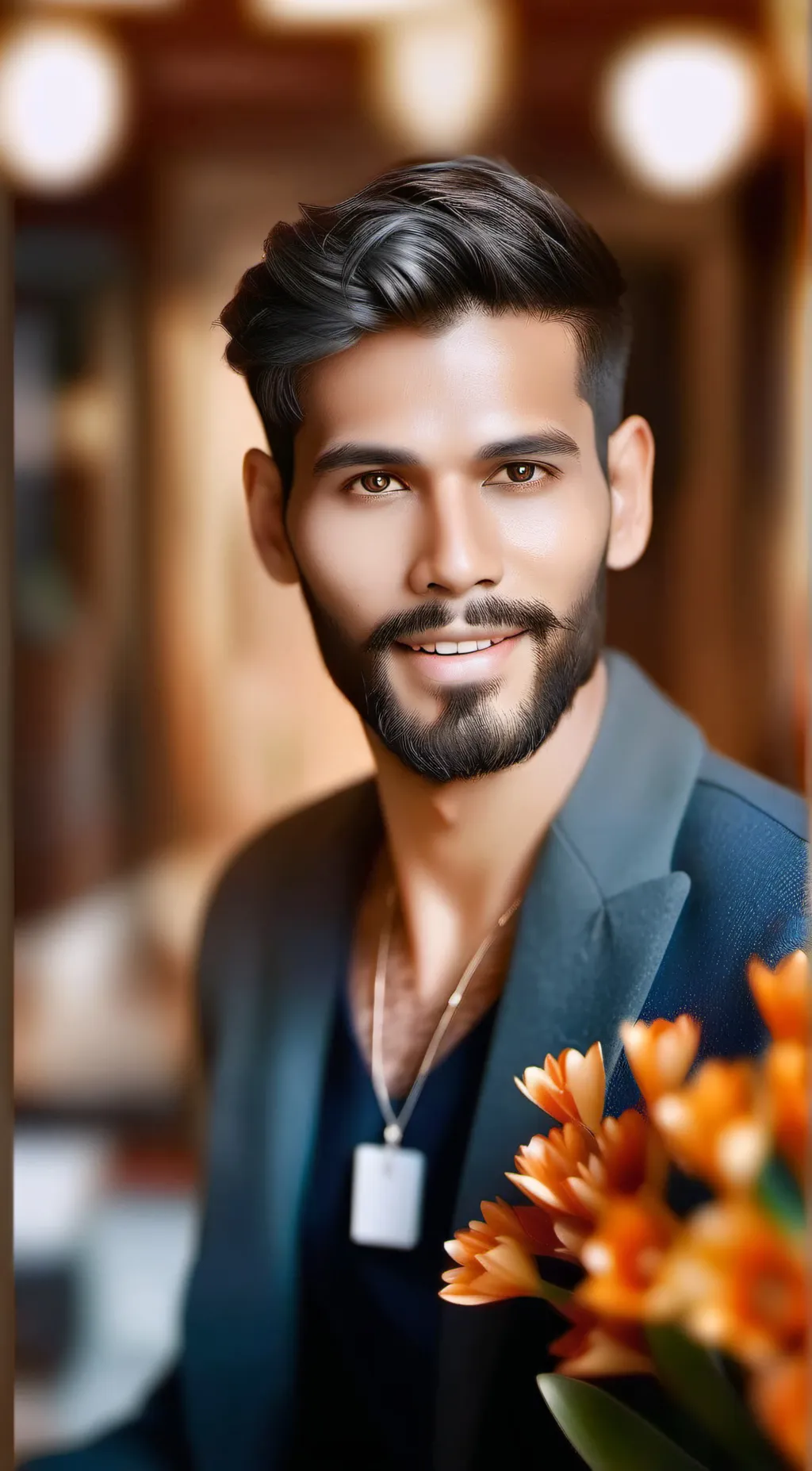 ai character: Lucas  background