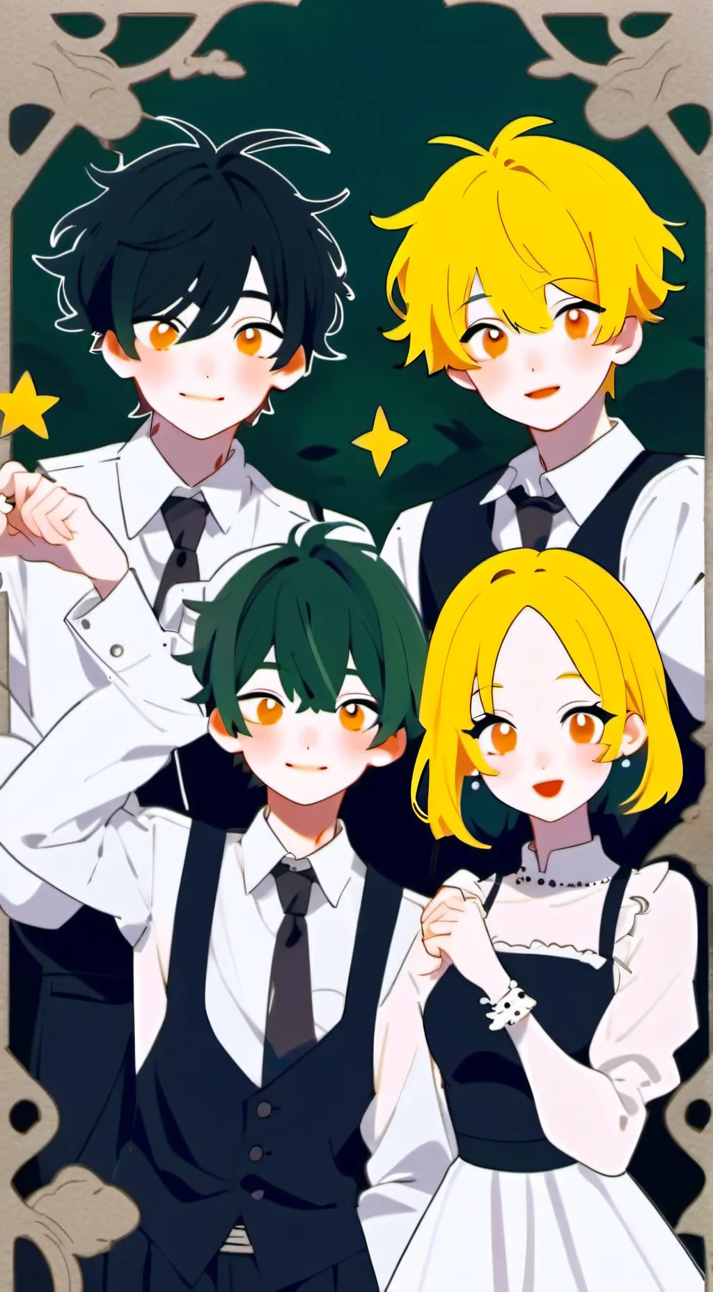 ai character: GLITCH STUDIOS background