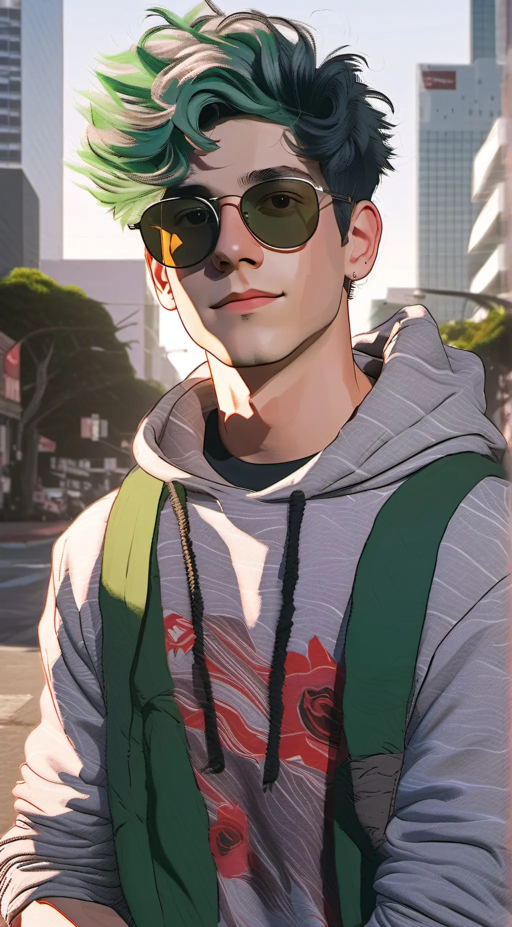 ai character: Jacob Manheim  background