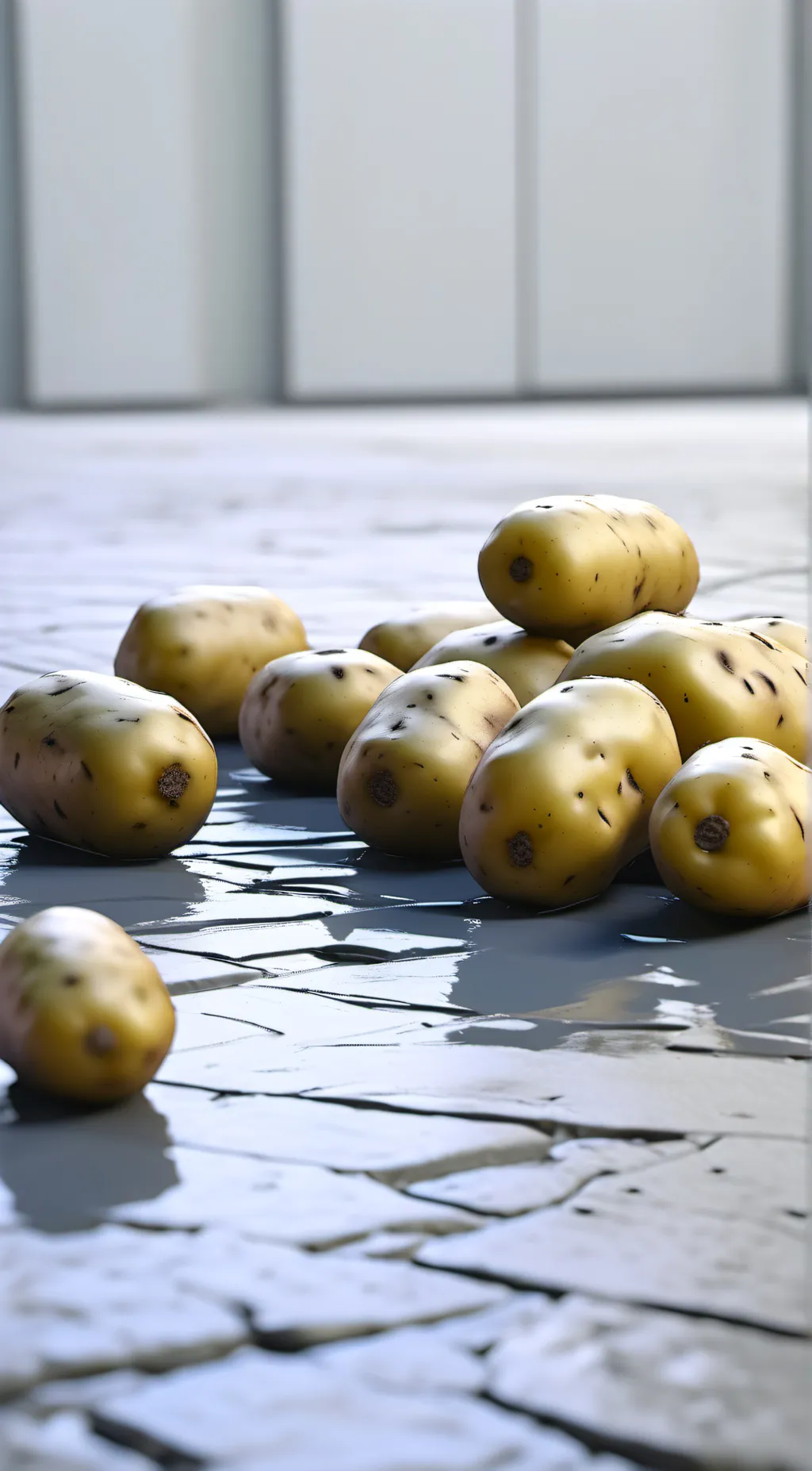 ai character: potato  background