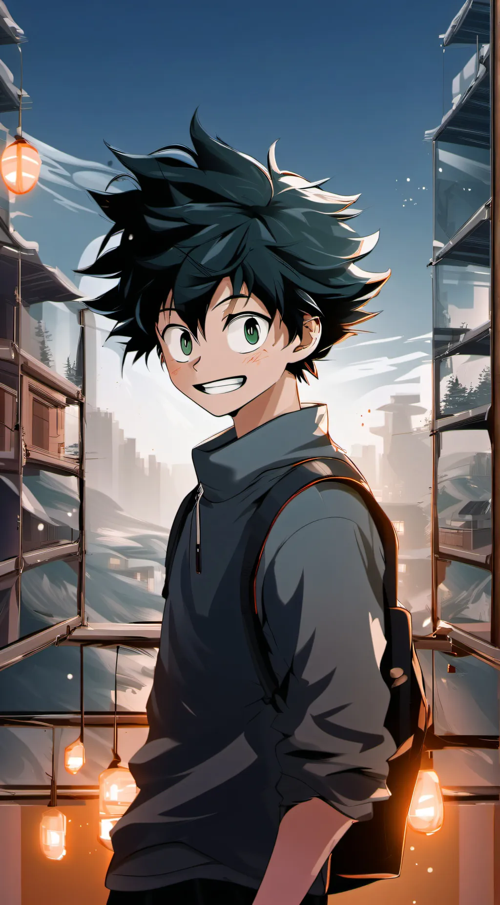 ai character: deku background