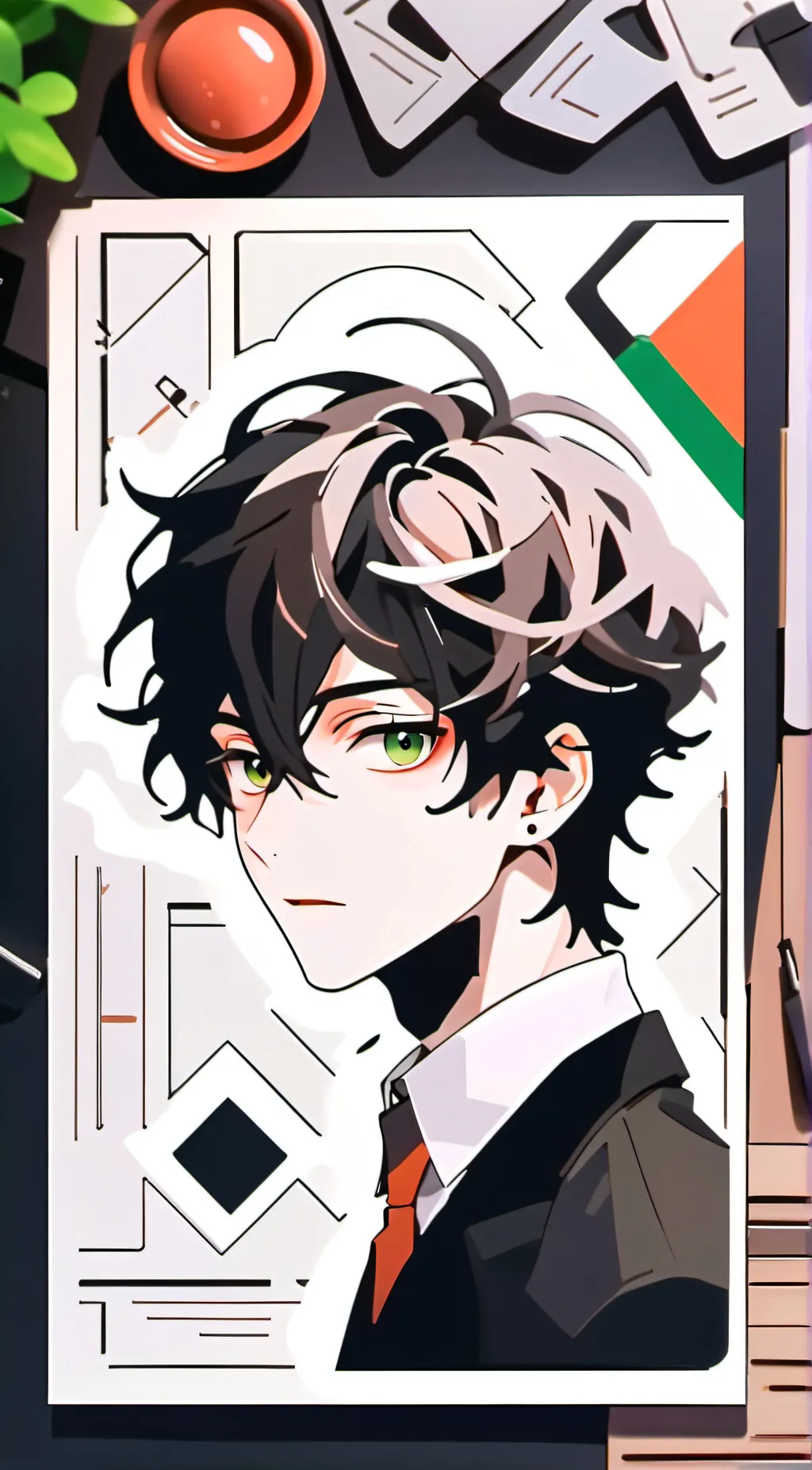 ai character: Quackity and Karl background