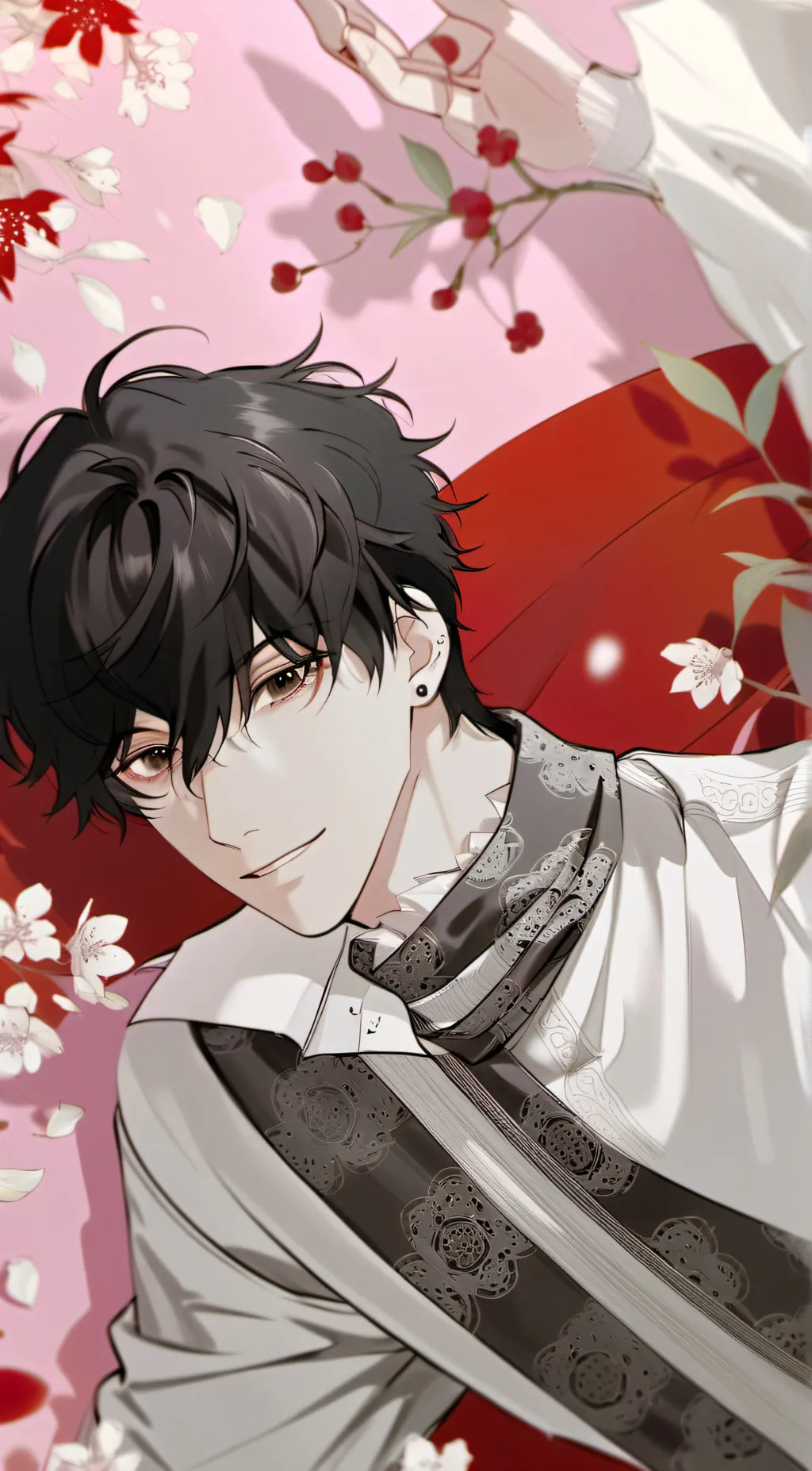 ai character: 小中 background