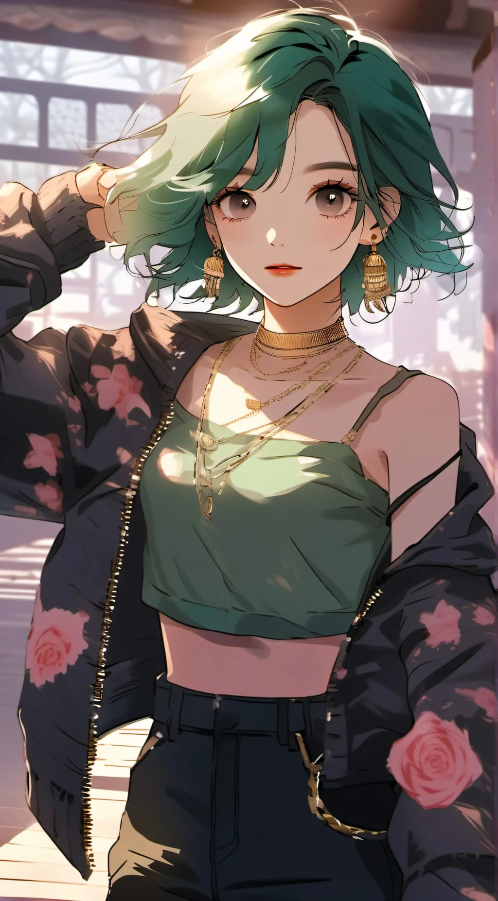 ai character: Luna background