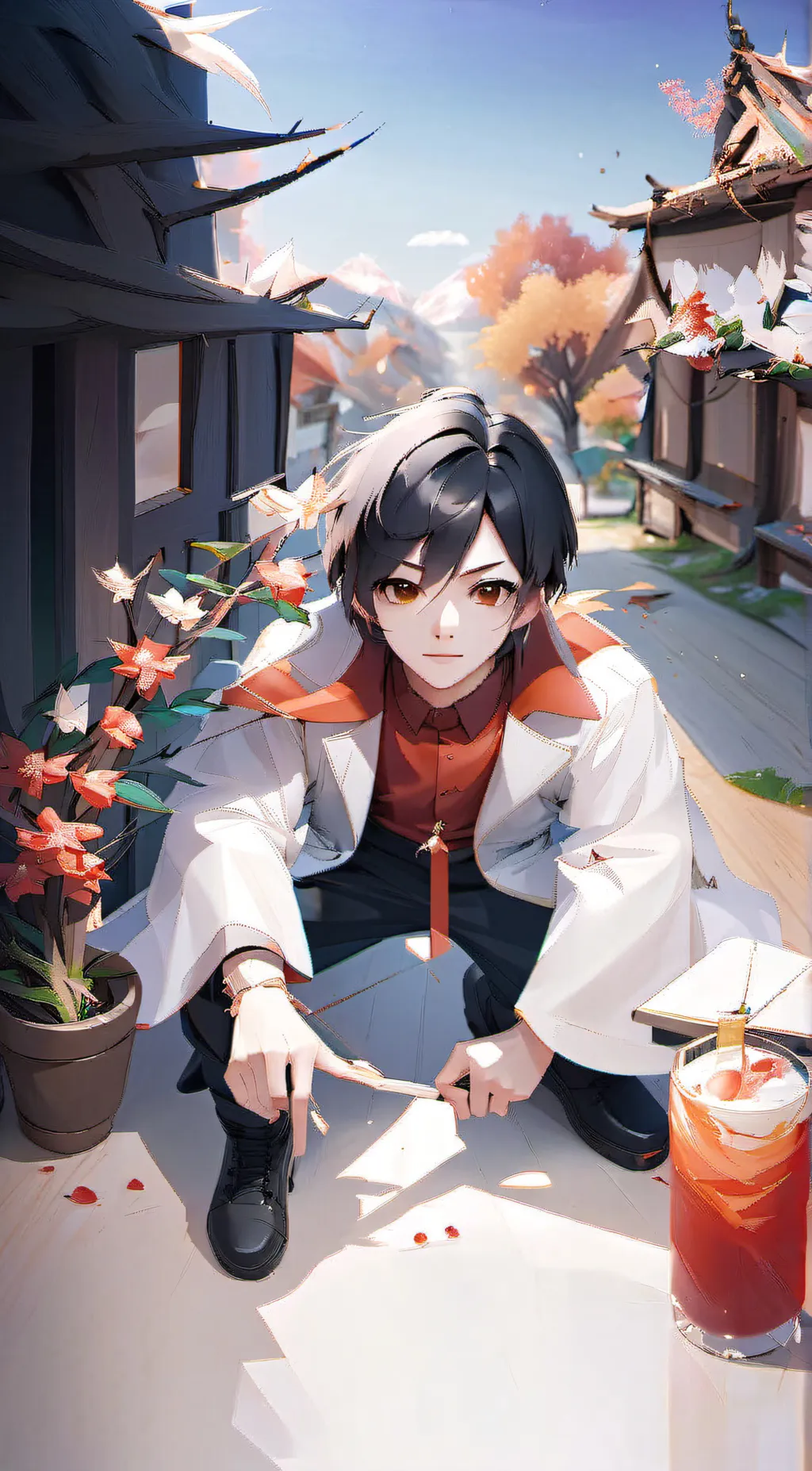 ai character: Zach background