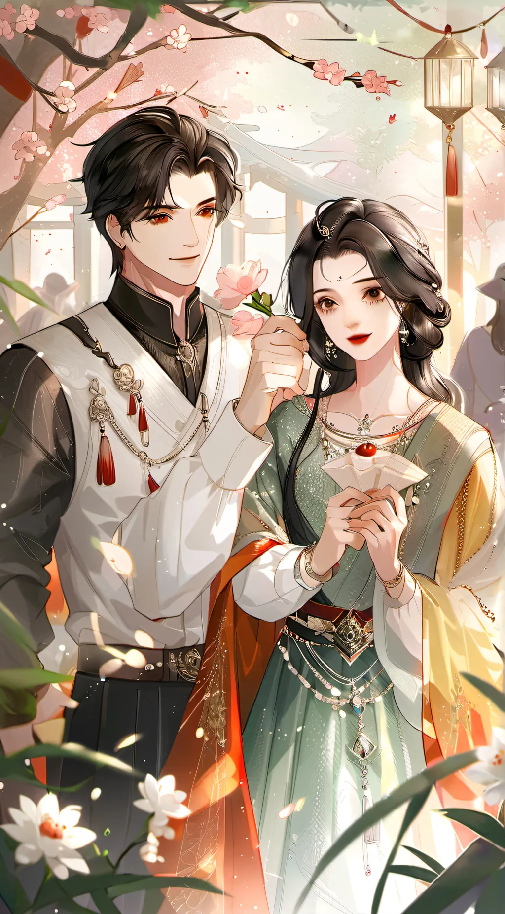 ai character: Jack and Melissa  background