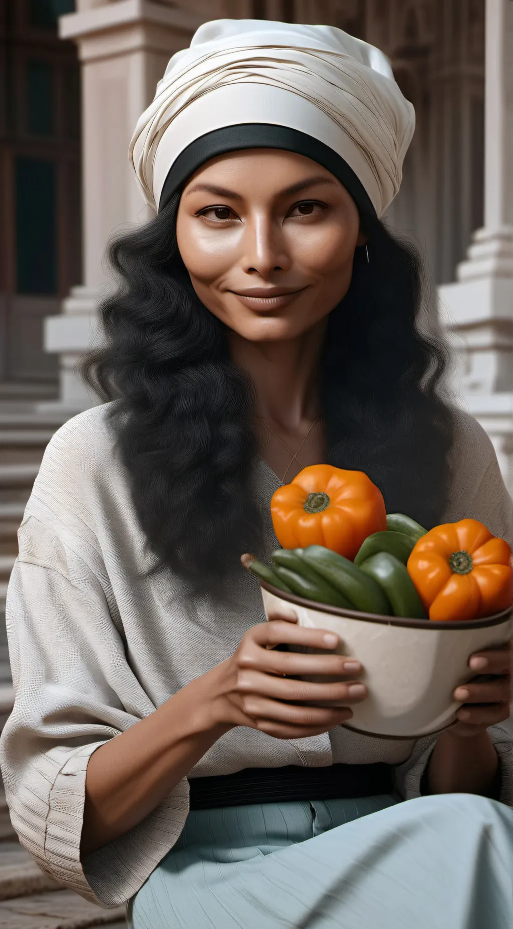 ai character:   grils  background