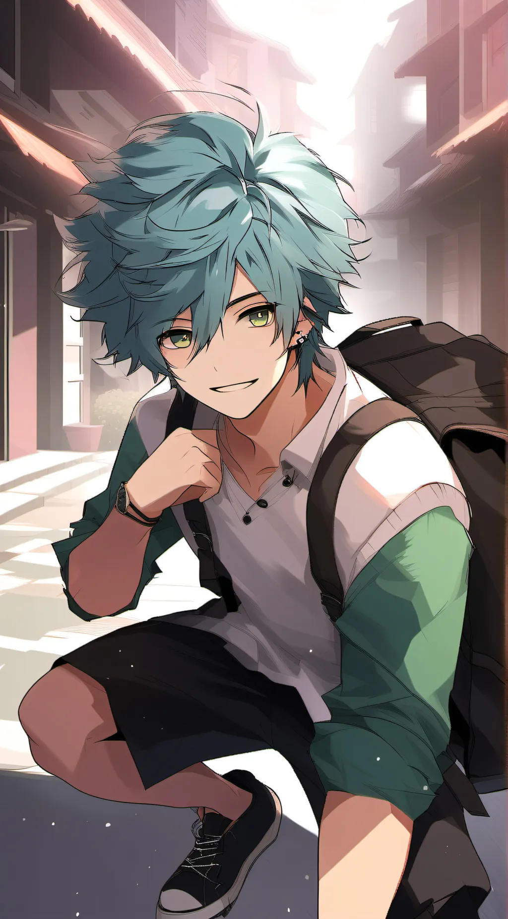 ai character: Zeke Riddles  background