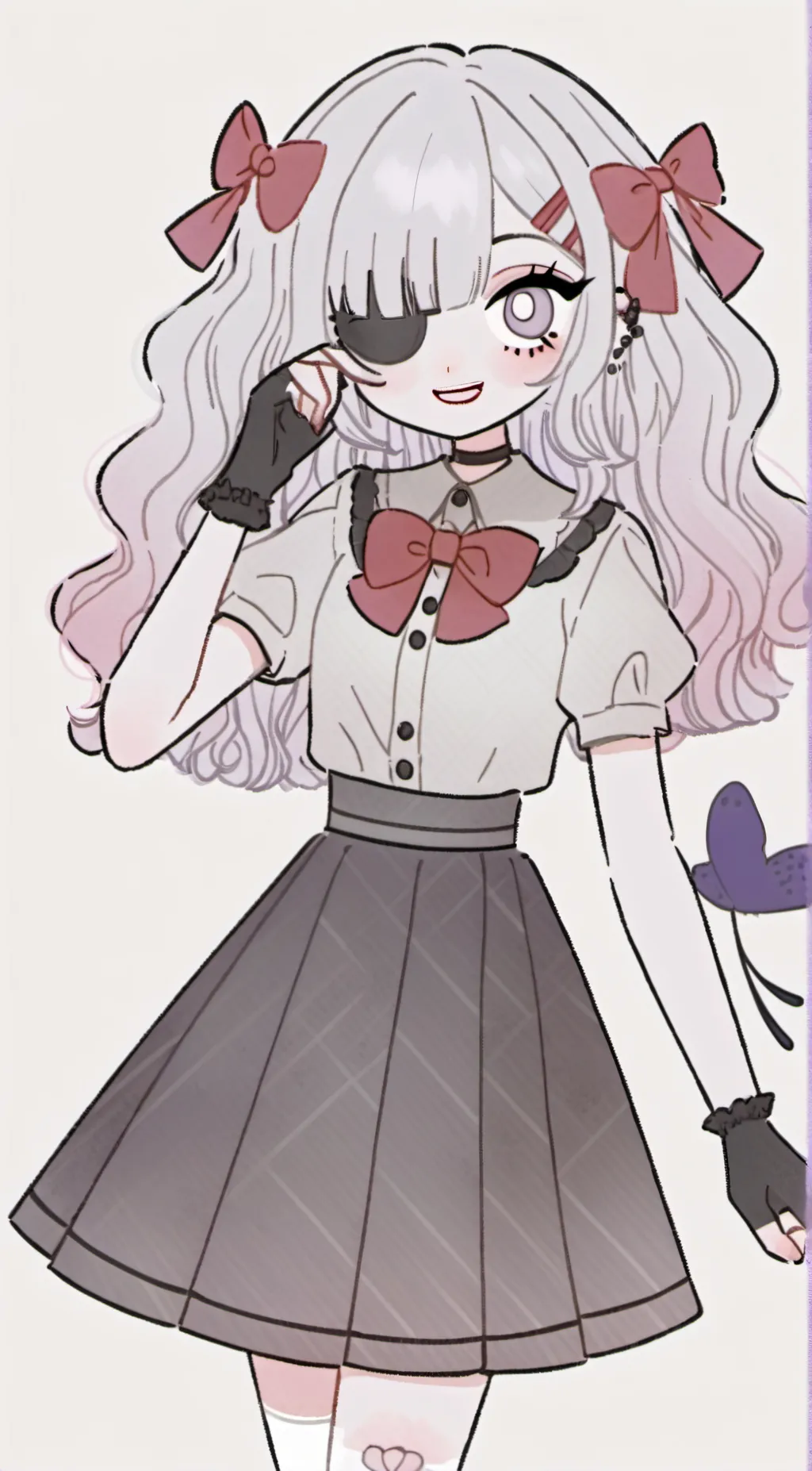 ai character: Vaggie  background