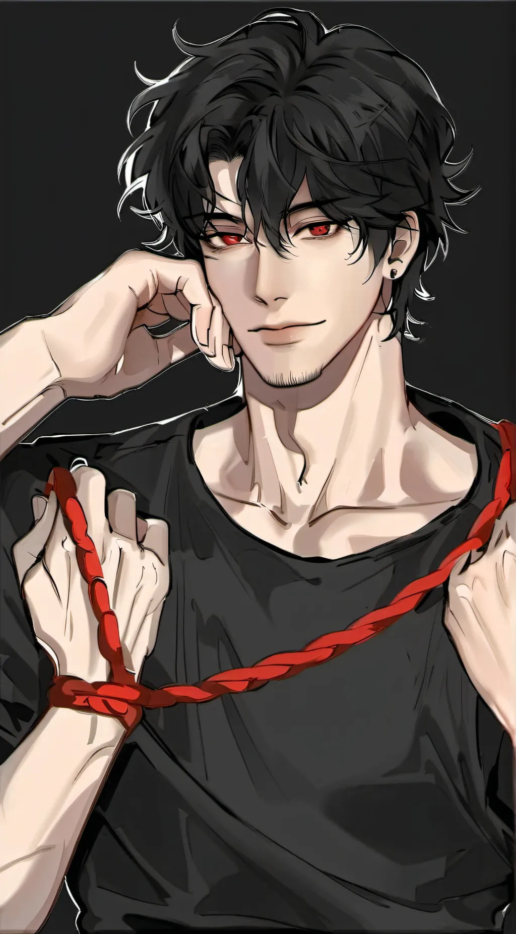 ai character: ◇ash◇ background